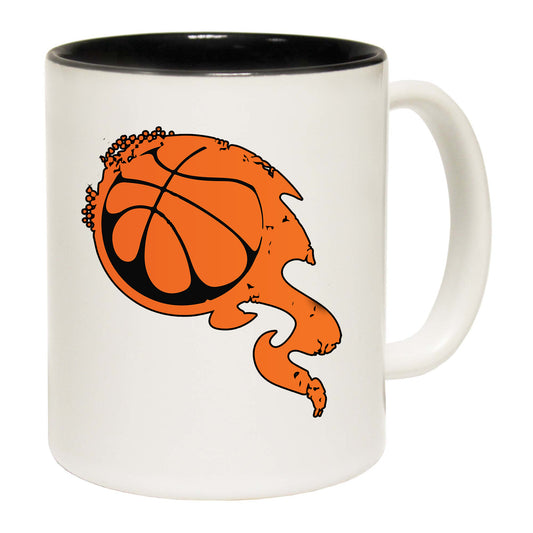 Basketball Flaming Fashion - Funny Coffee Mug