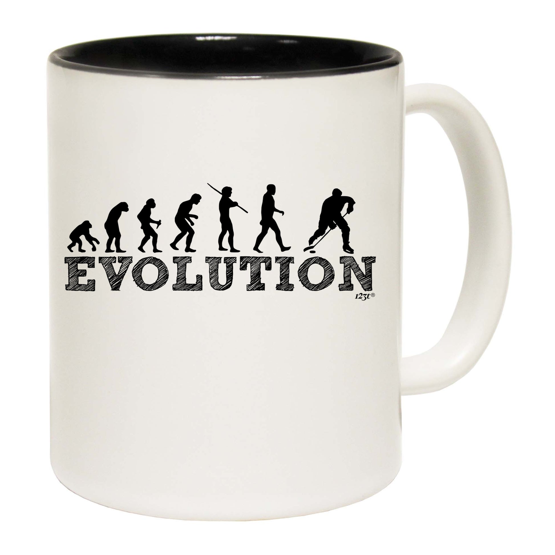 Evolution Hockey - Funny Coffee Mug