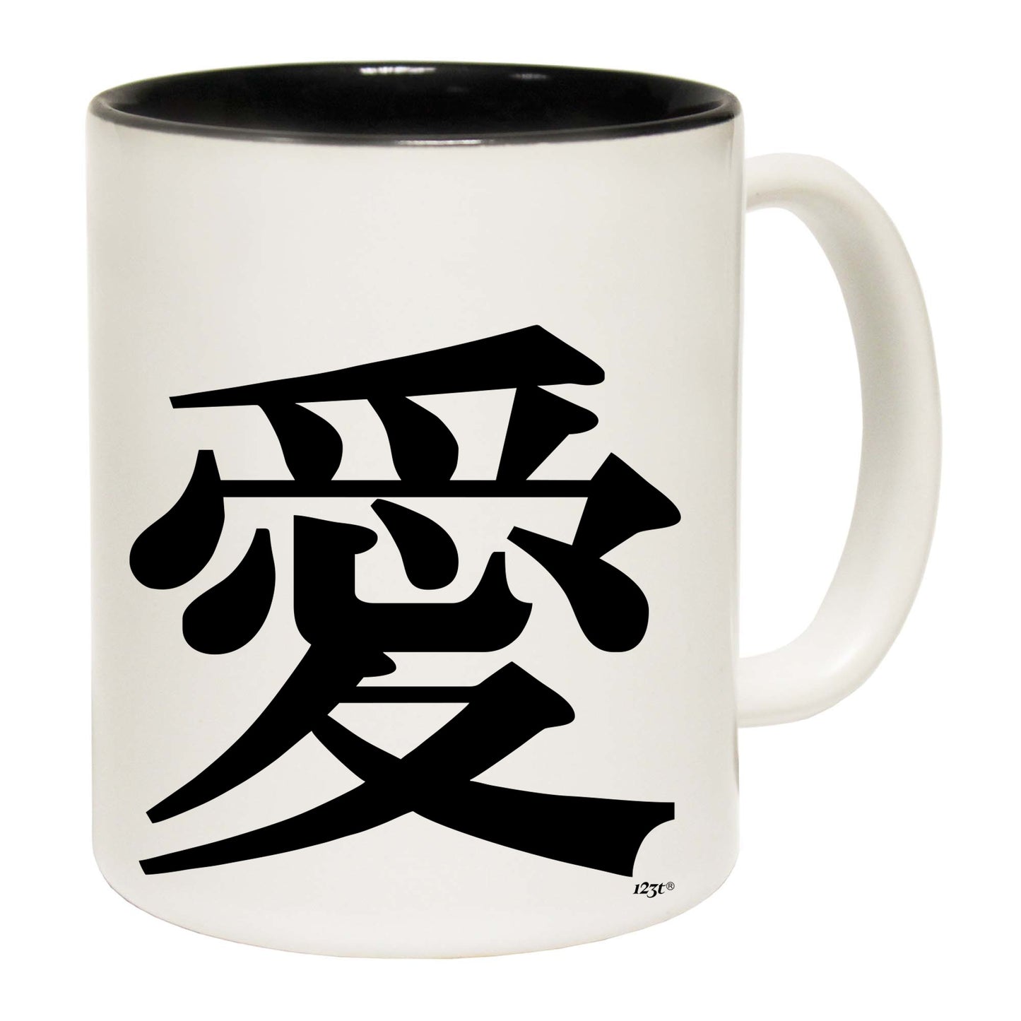 Chinese Love Symbol White - Funny Coffee Mug