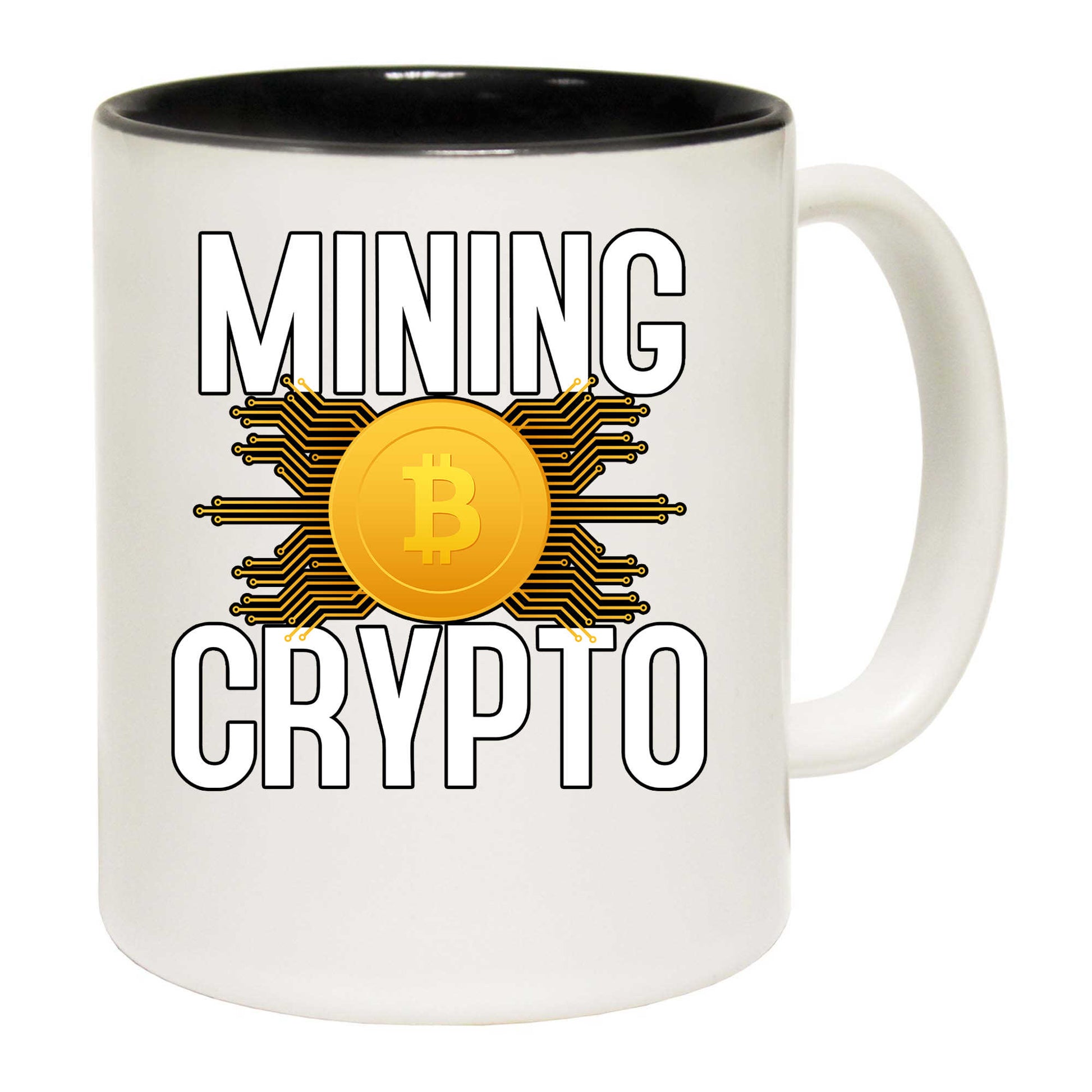 Mining Crypto Bitcoin - Funny Coffee Mug