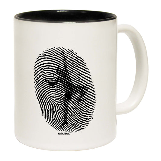 Aa Climbing Fingerprint - Funny Coffee Mug