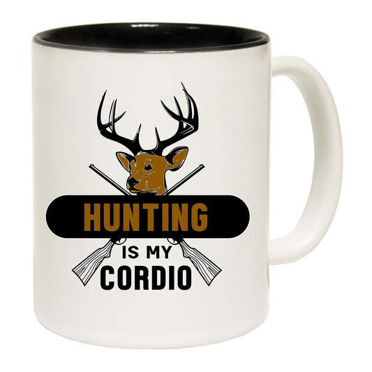 Hunting Is My Cardio Hunt Deer - Funny Coffee Mug