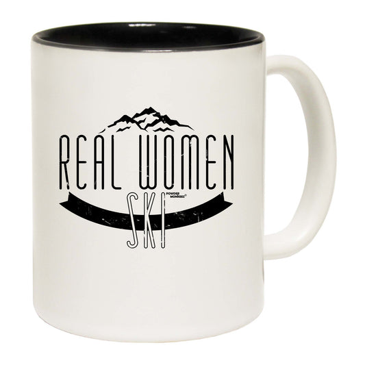 Pm Real Women Ski - Funny Coffee Mug