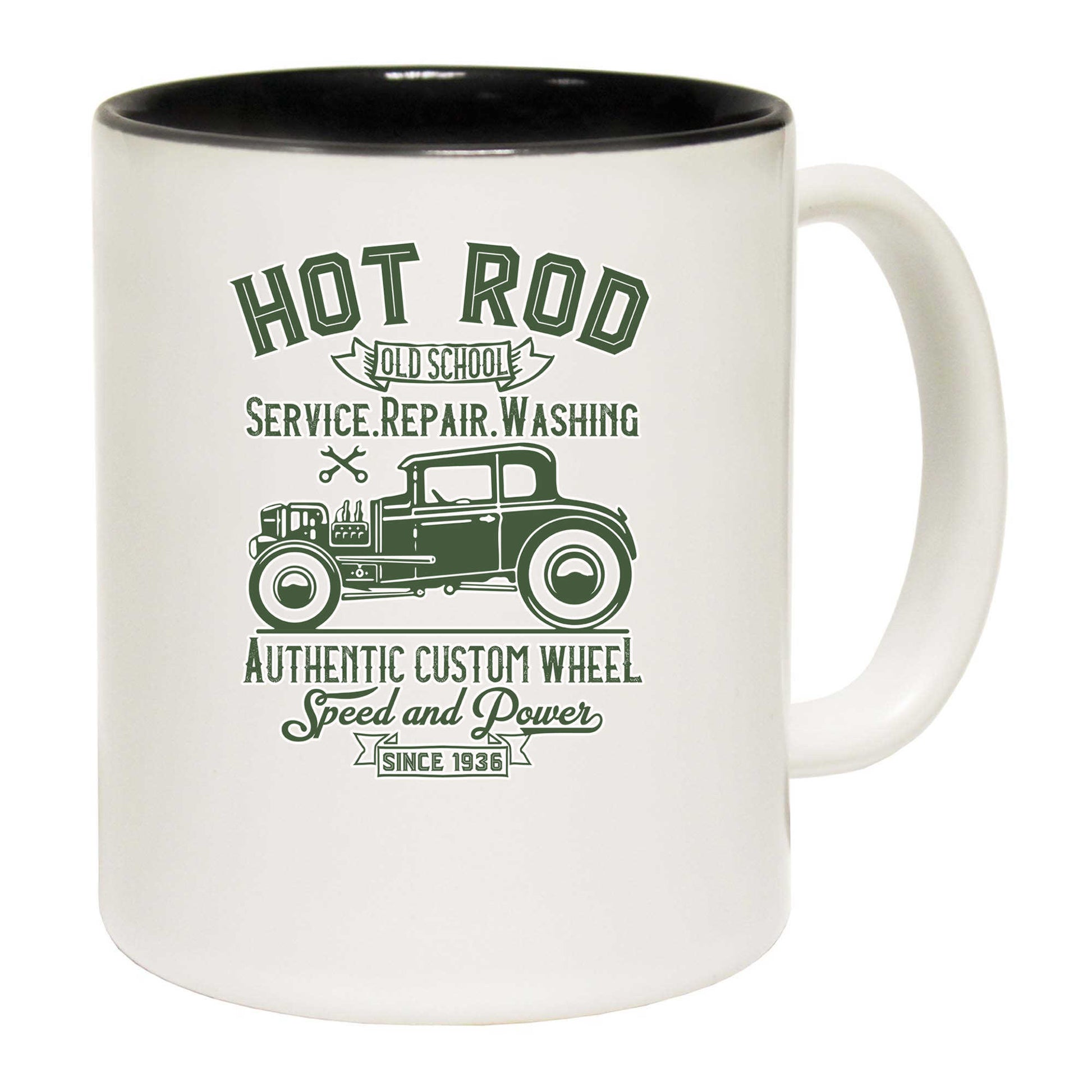 Hot Rod Old School Service Repair Washing - Funny Coffee Mug