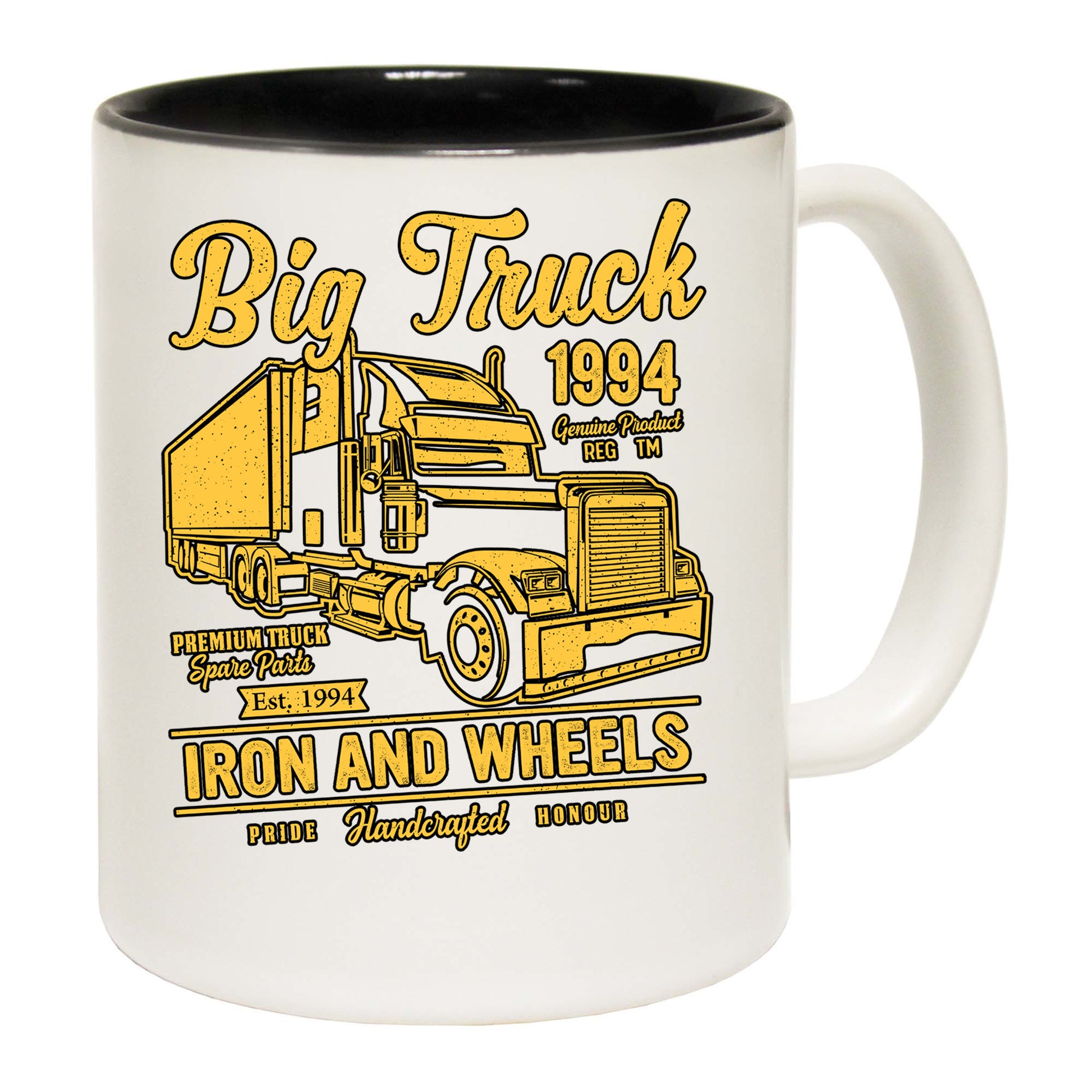 Big Trucks Iron And Wheels Truck - Funny Coffee Mug