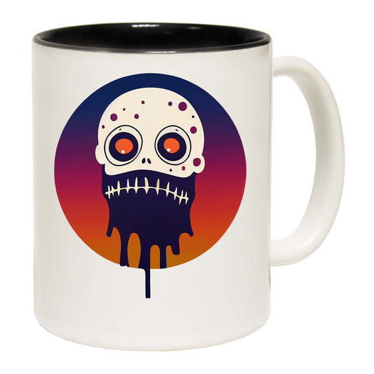 Zombies And Monsters Scary Circle Skull - Funny Coffee Mug