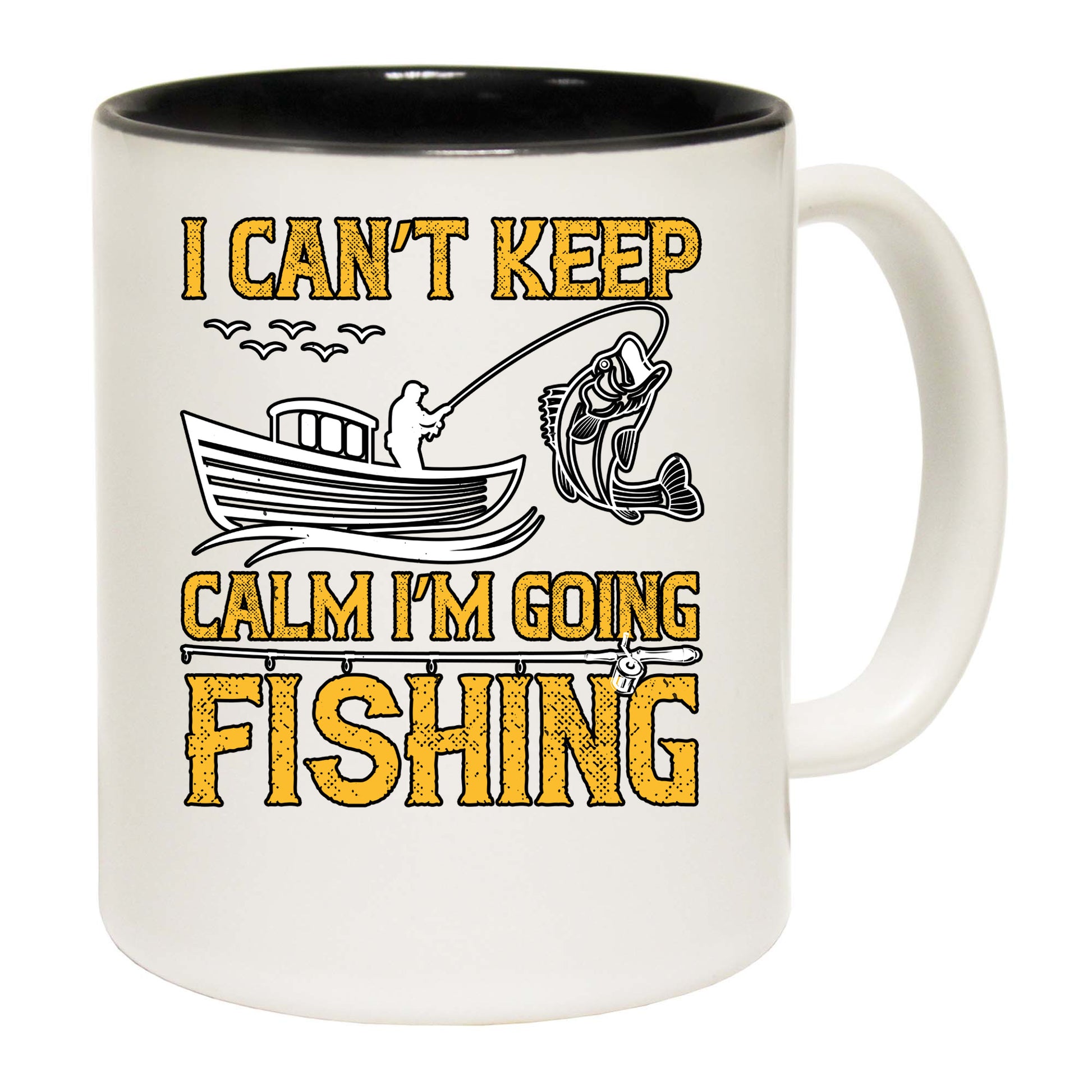 I Cant Keep Calm Im Going Fishing - Funny Coffee Mug