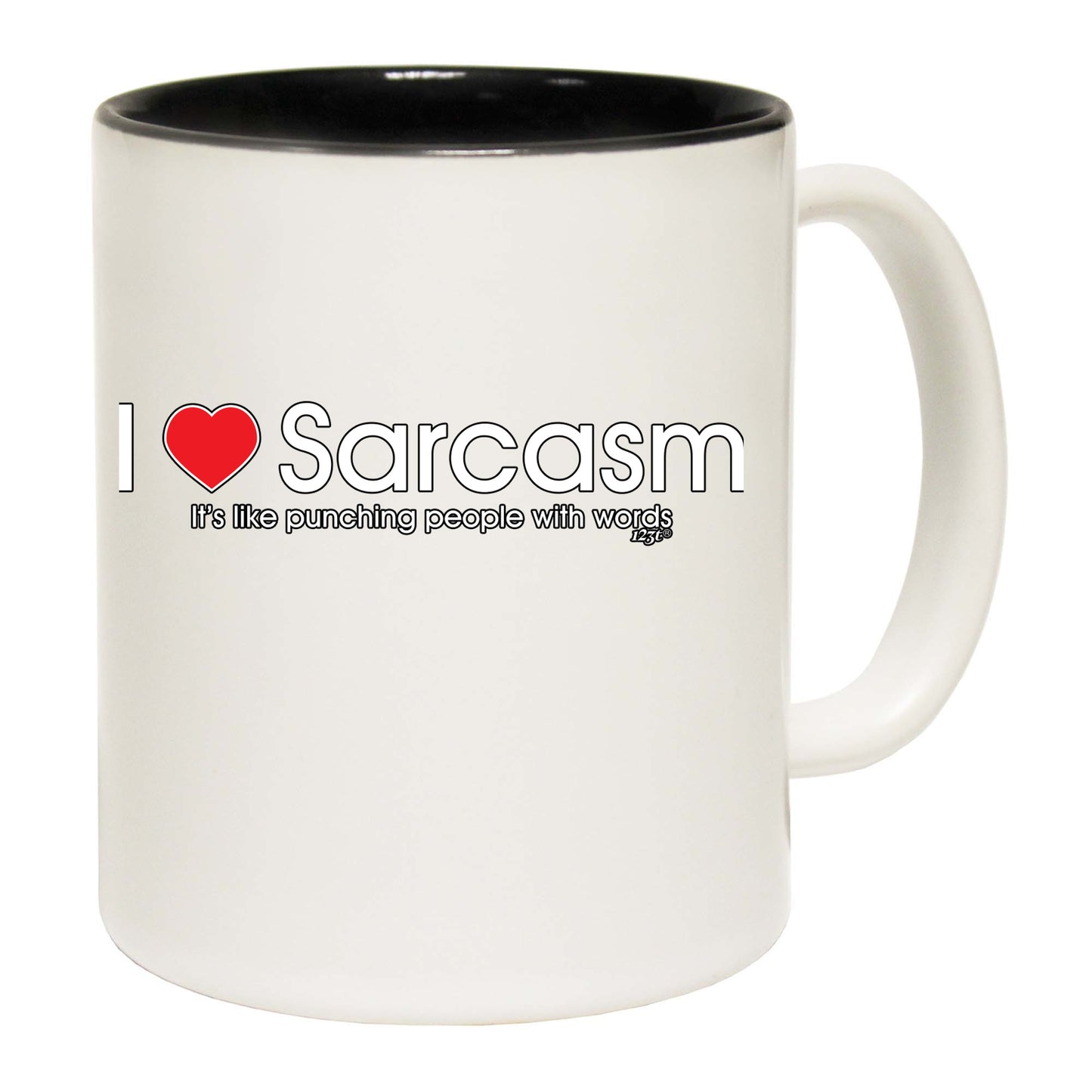 Love Sarcasm Punching - Funny Coffee Mug