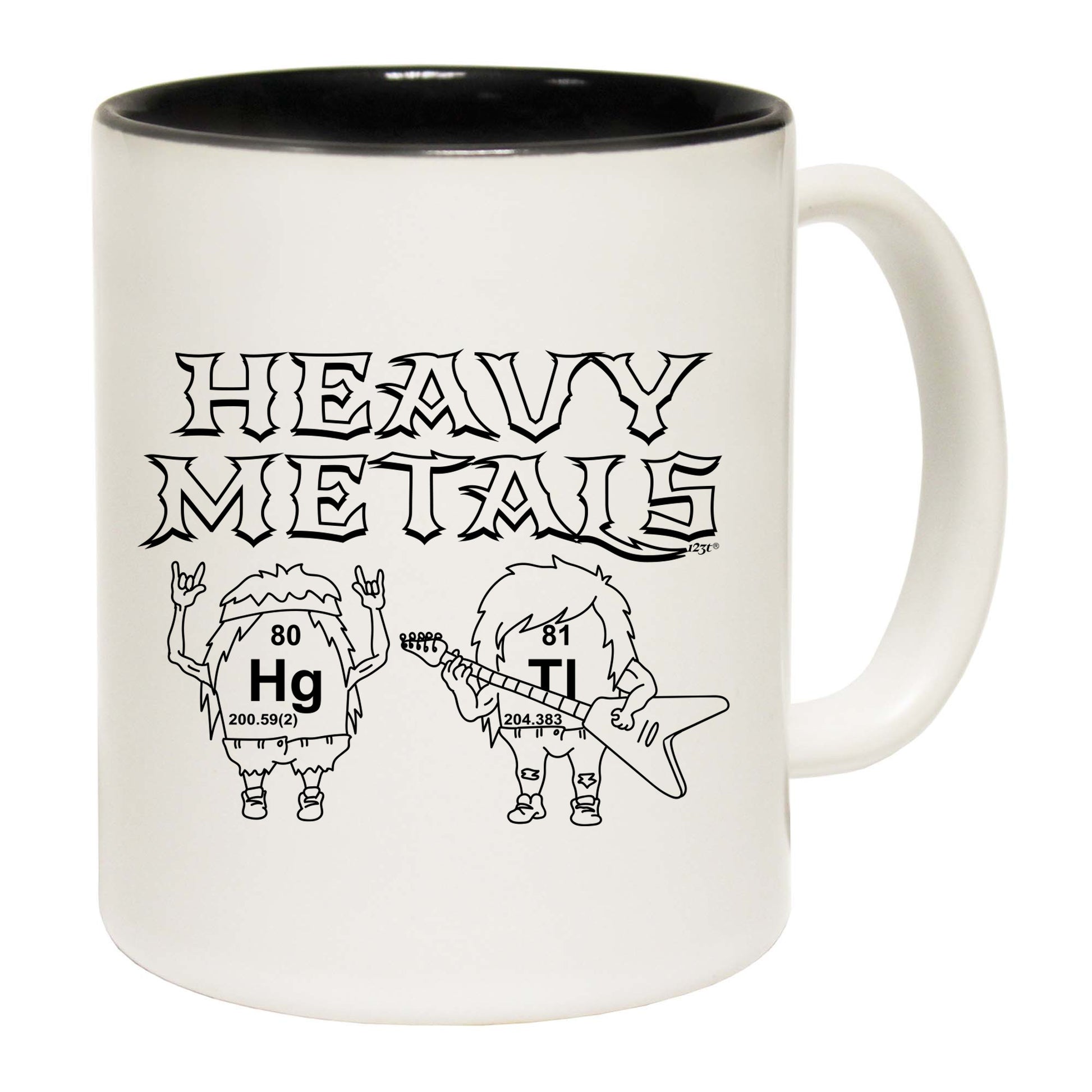 Heavy Metals Music Chemistry - Funny Coffee Mug