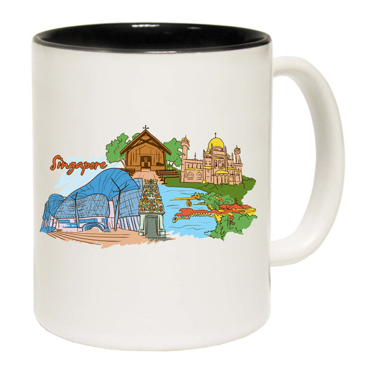 Singapore Southeast Asia Country Flag Destination - Funny Coffee Mug