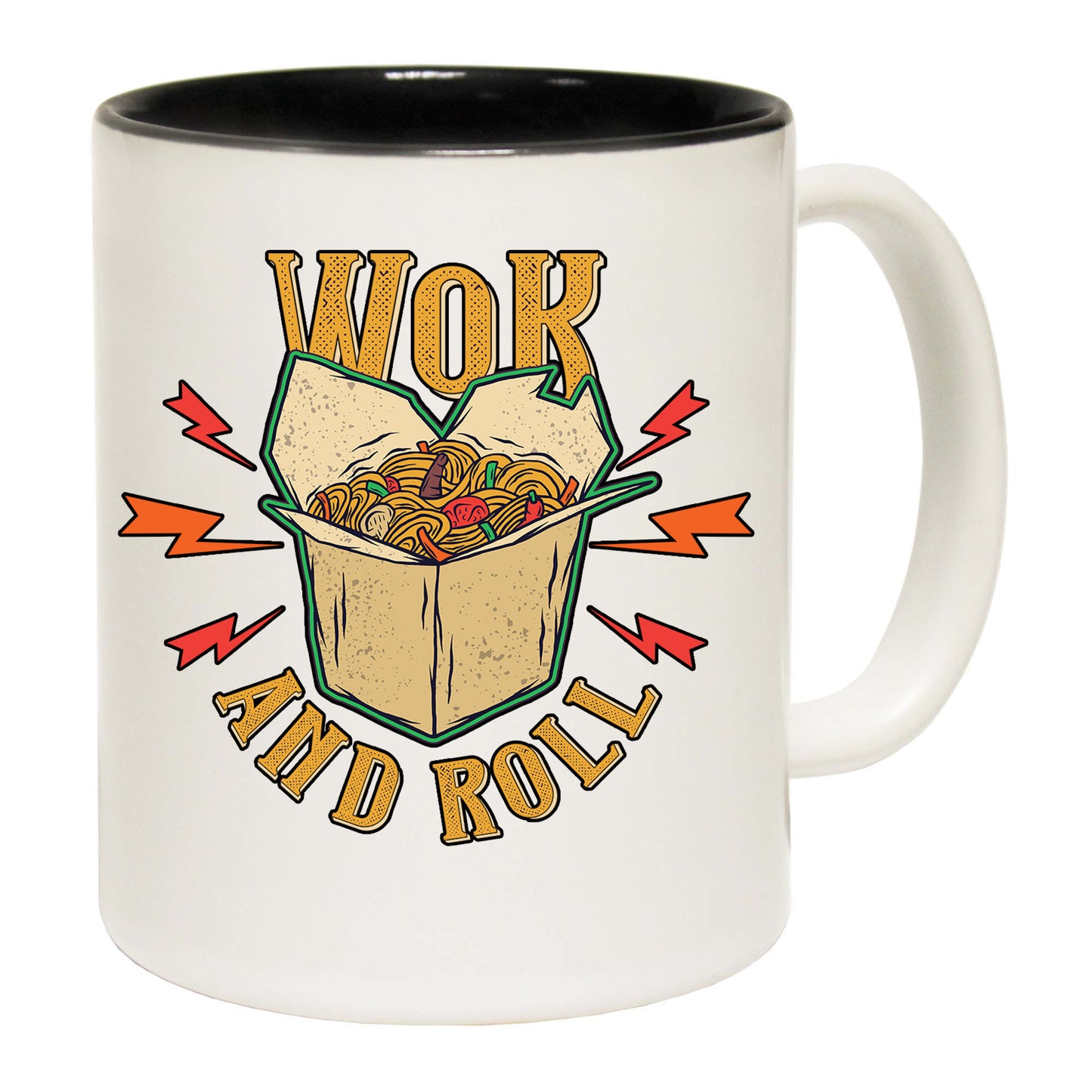 Wok And Roll Fast Food - Funny Coffee Mug