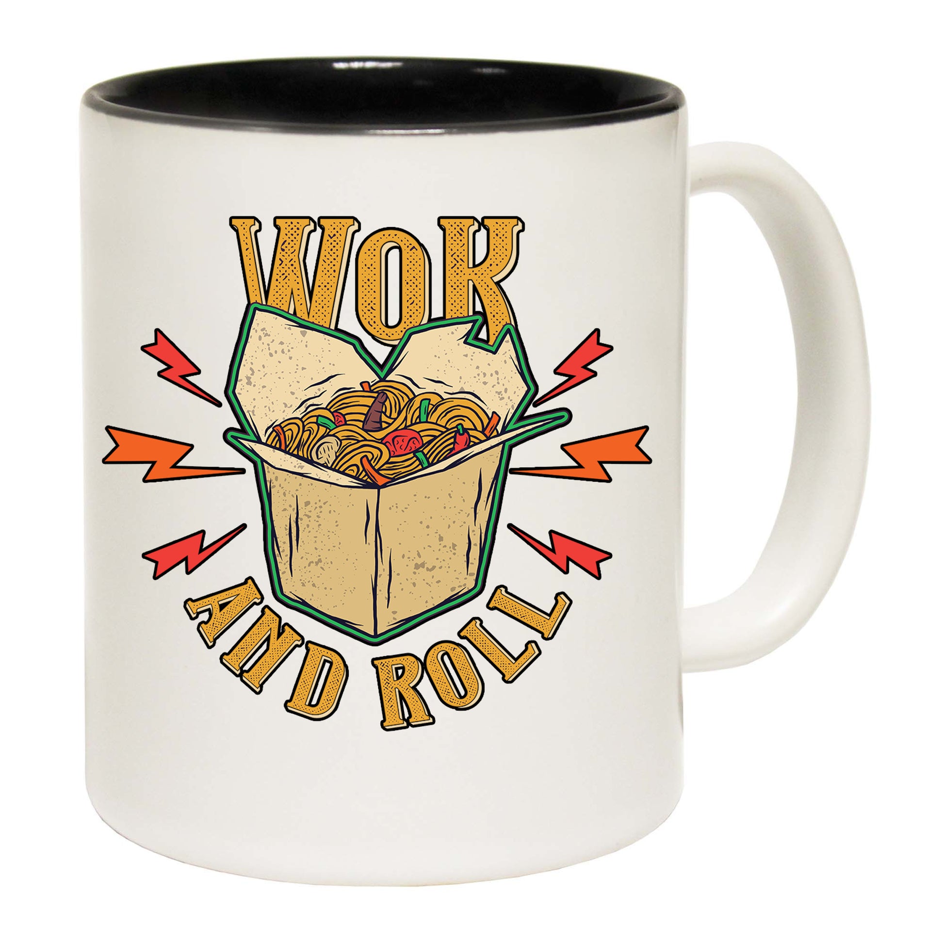 Wok And Roll Fast Food - Funny Coffee Mug