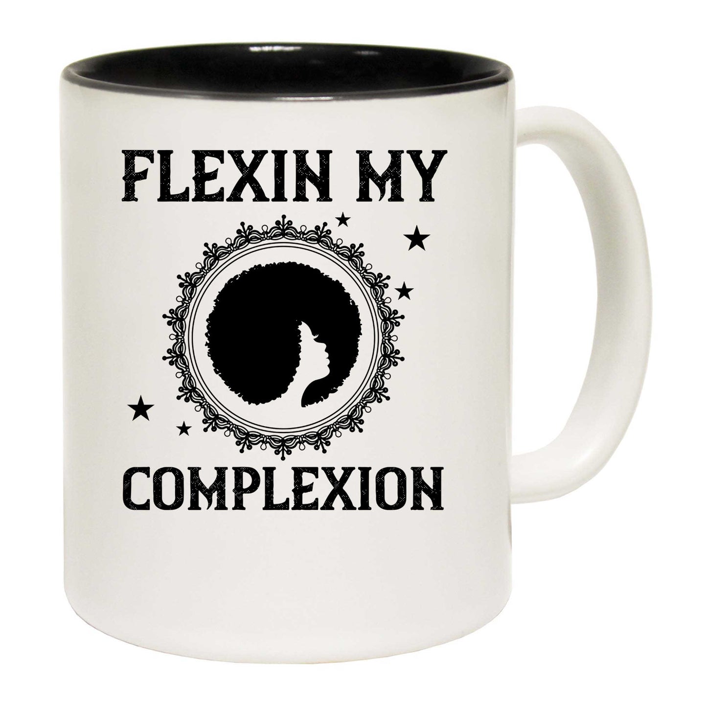 Flexin My Complexion Afro - Funny Coffee Mug