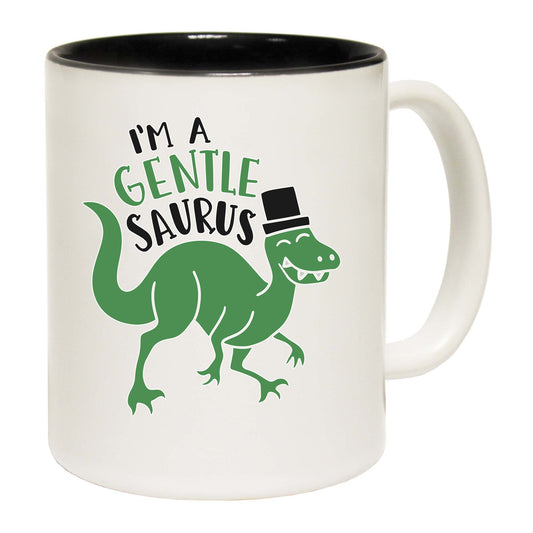 Im A Gentle Saurus Dinosaur Dino - Funny Coffee Mug