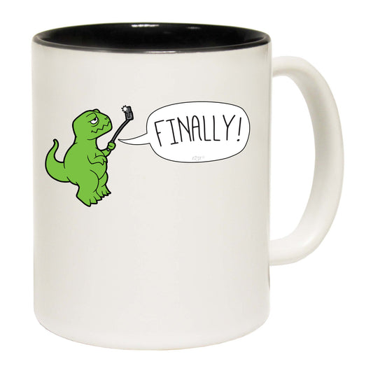 Trex Finally Selfie Dinosaur - Funny Coffee Mug