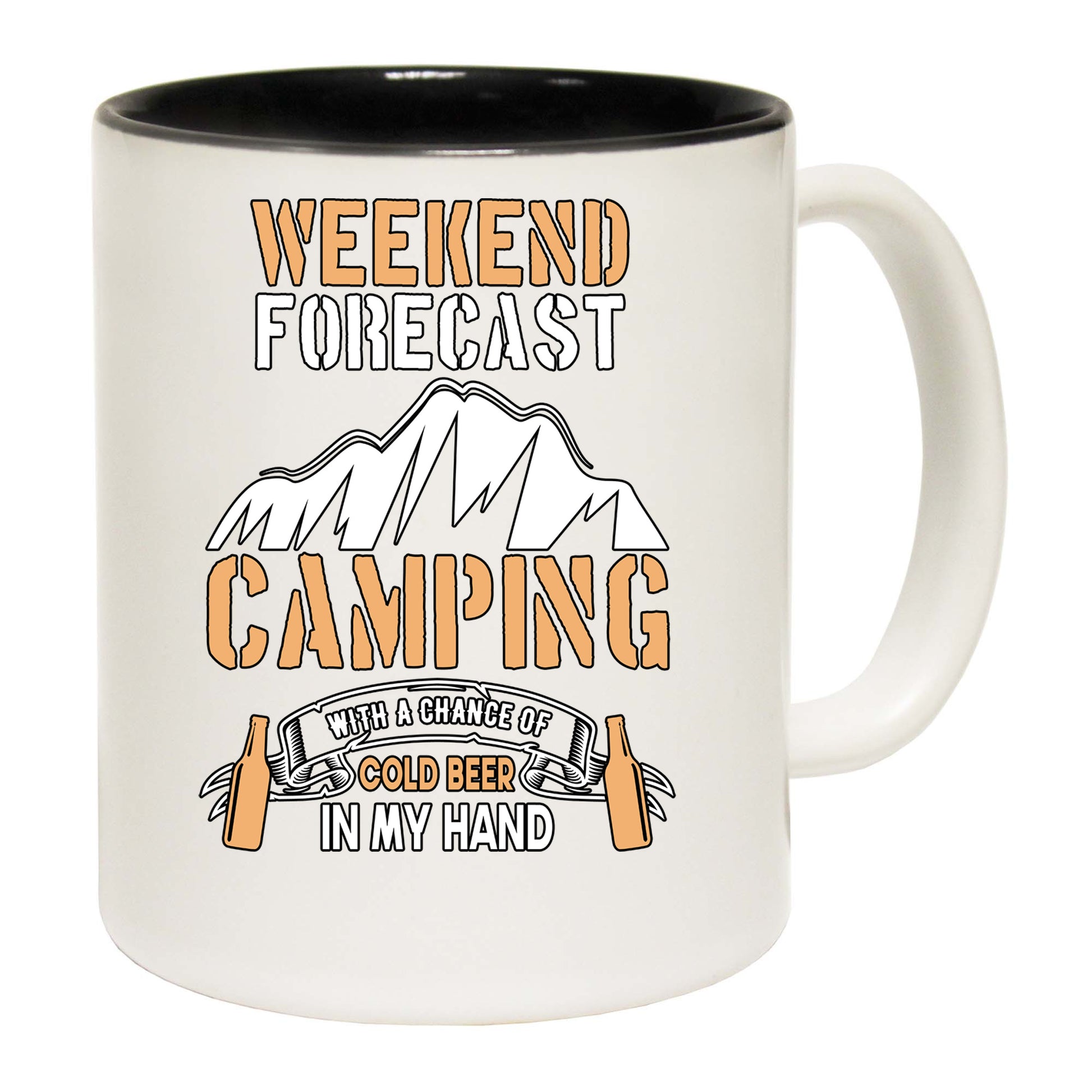 Weekend Forcast Camping Beer Tent - Funny Coffee Mug