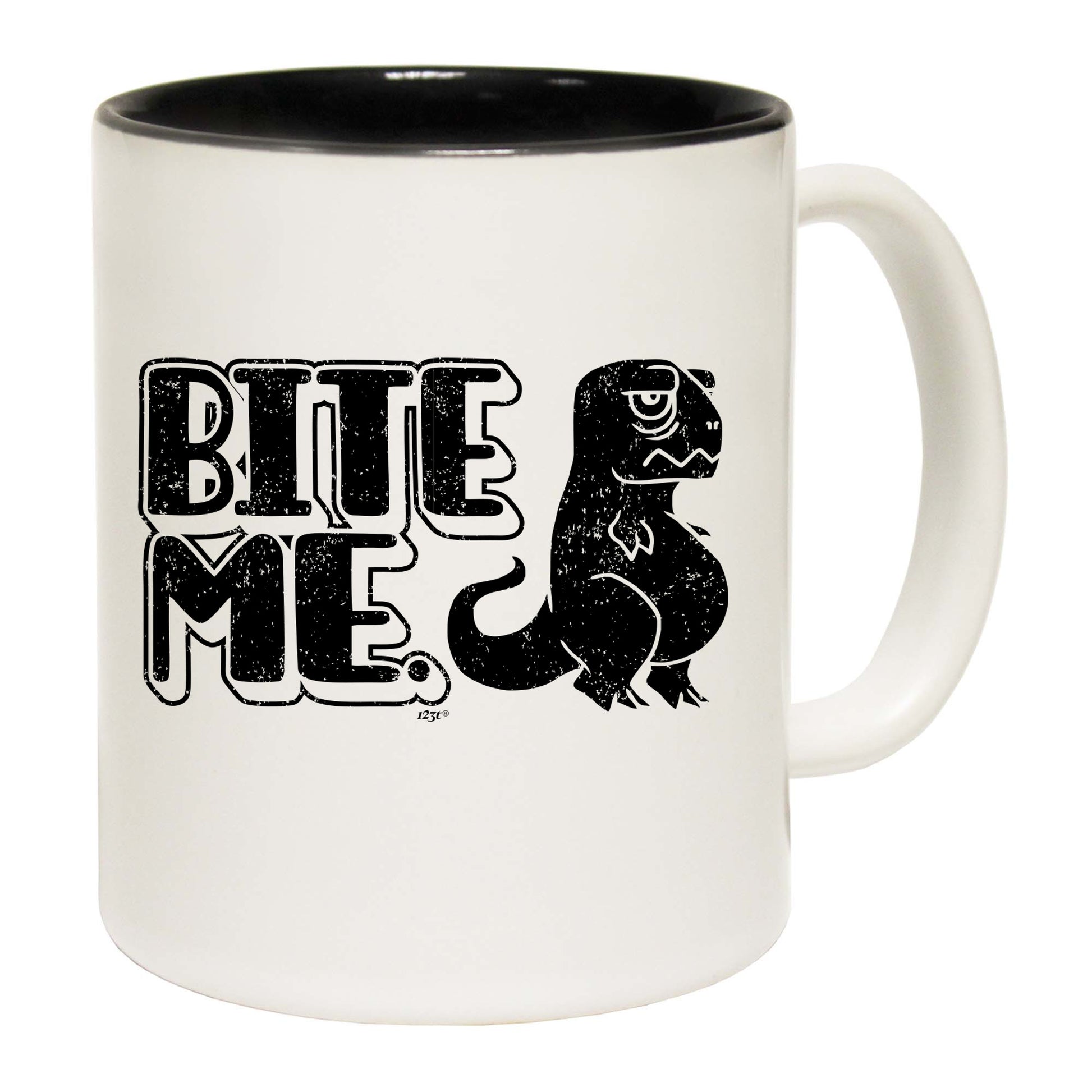 Bite Me Dinosaur - Funny Coffee Mug