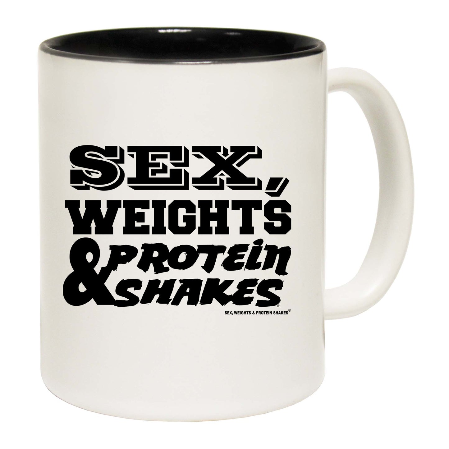 Swps Sex Weights Protein Shakes D1 Red - Funny Coffee Mug