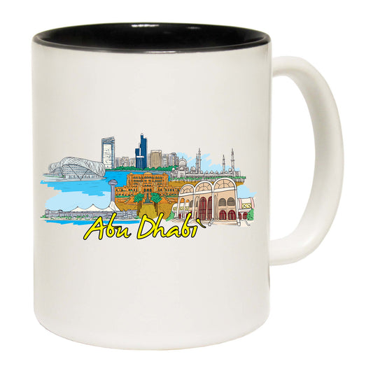 Abu Dhabi Arab Emirates Country Flag Destination - Funny Coffee Mug