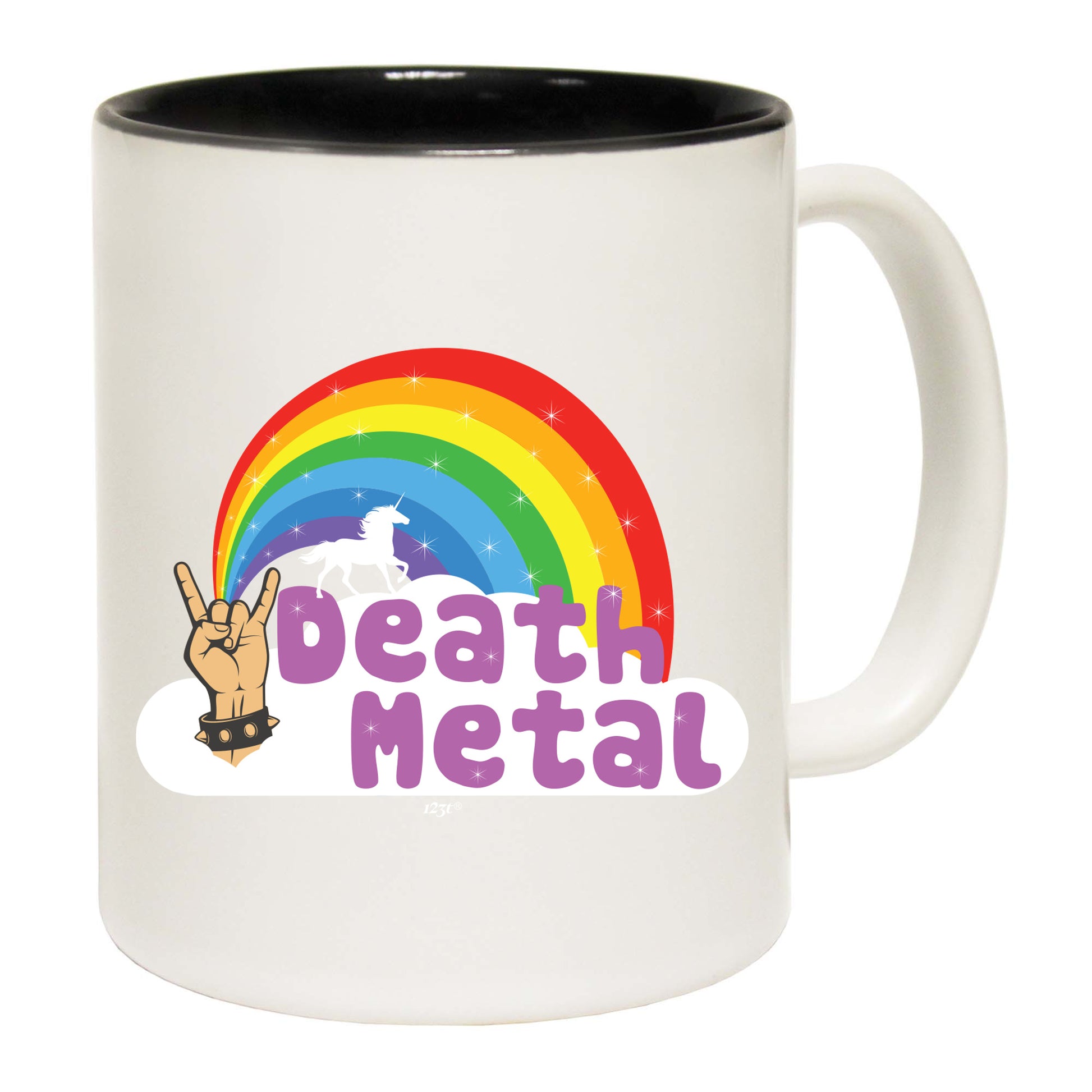 Death Metal Raindow - Funny Coffee Mug