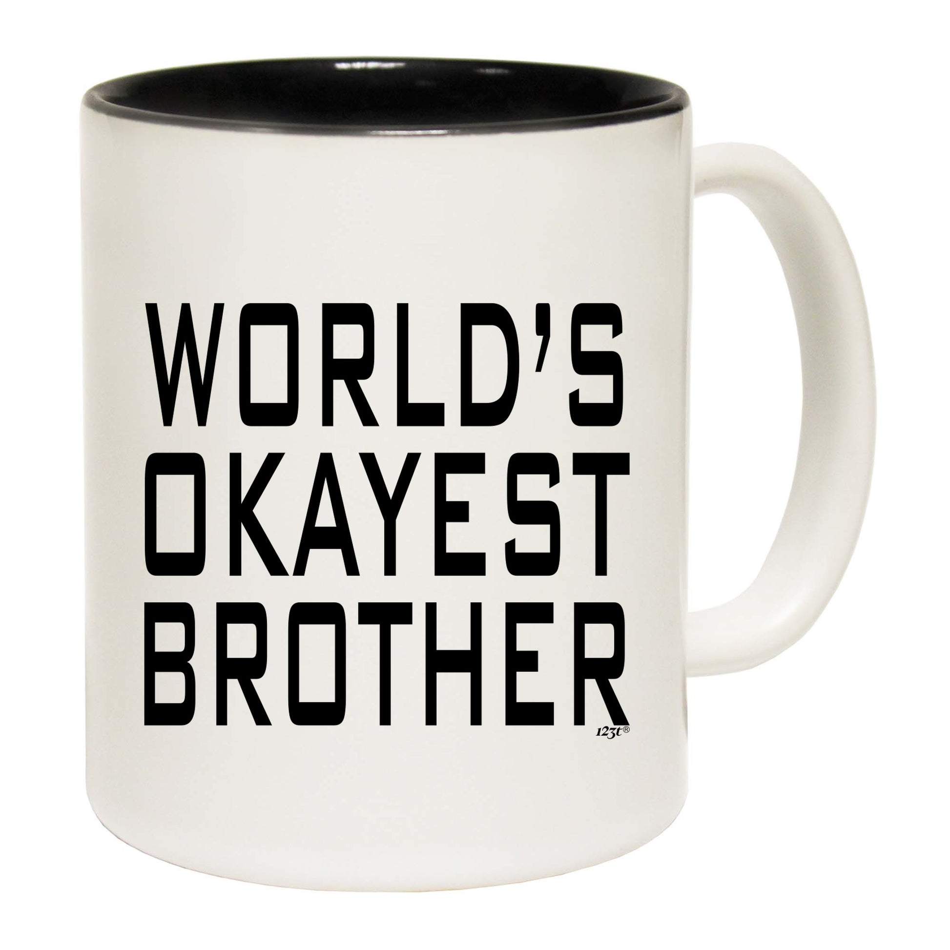 Worlds Okayest Brother - Funny Coffee Mug