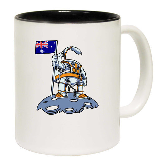 Astronaut Moon Australia Flag - Funny Coffee Mug