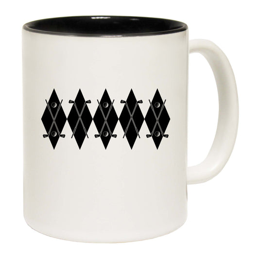 Oob Argyle Golf Jumper - Funny Coffee Mug