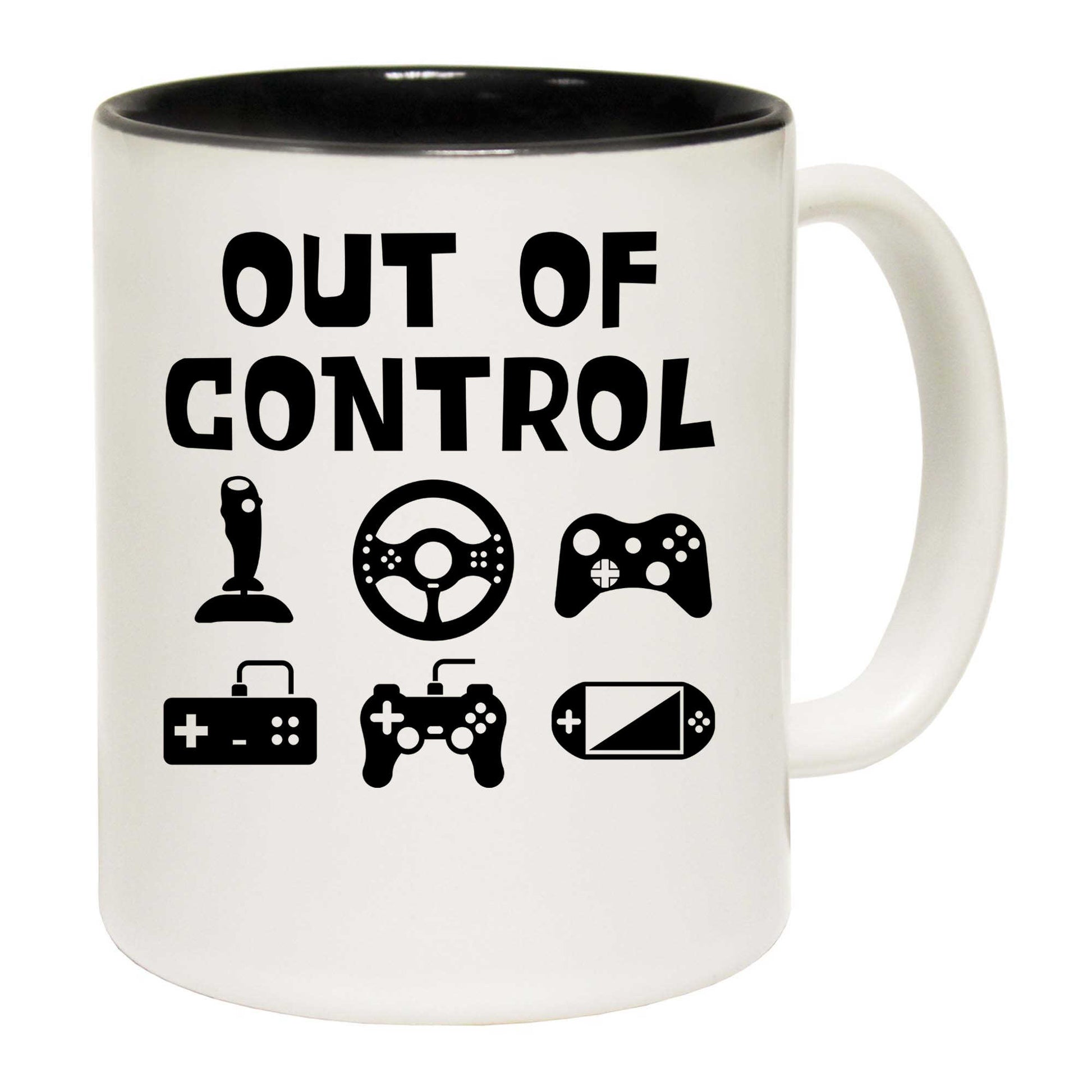 Out Of Control Gamer Games Video - Funny Coffee Mug