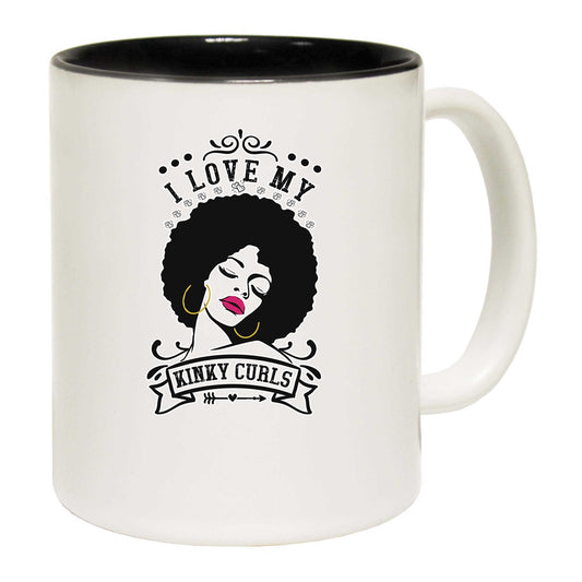 I Love My Kinky Curls Afro - Funny Coffee Mug