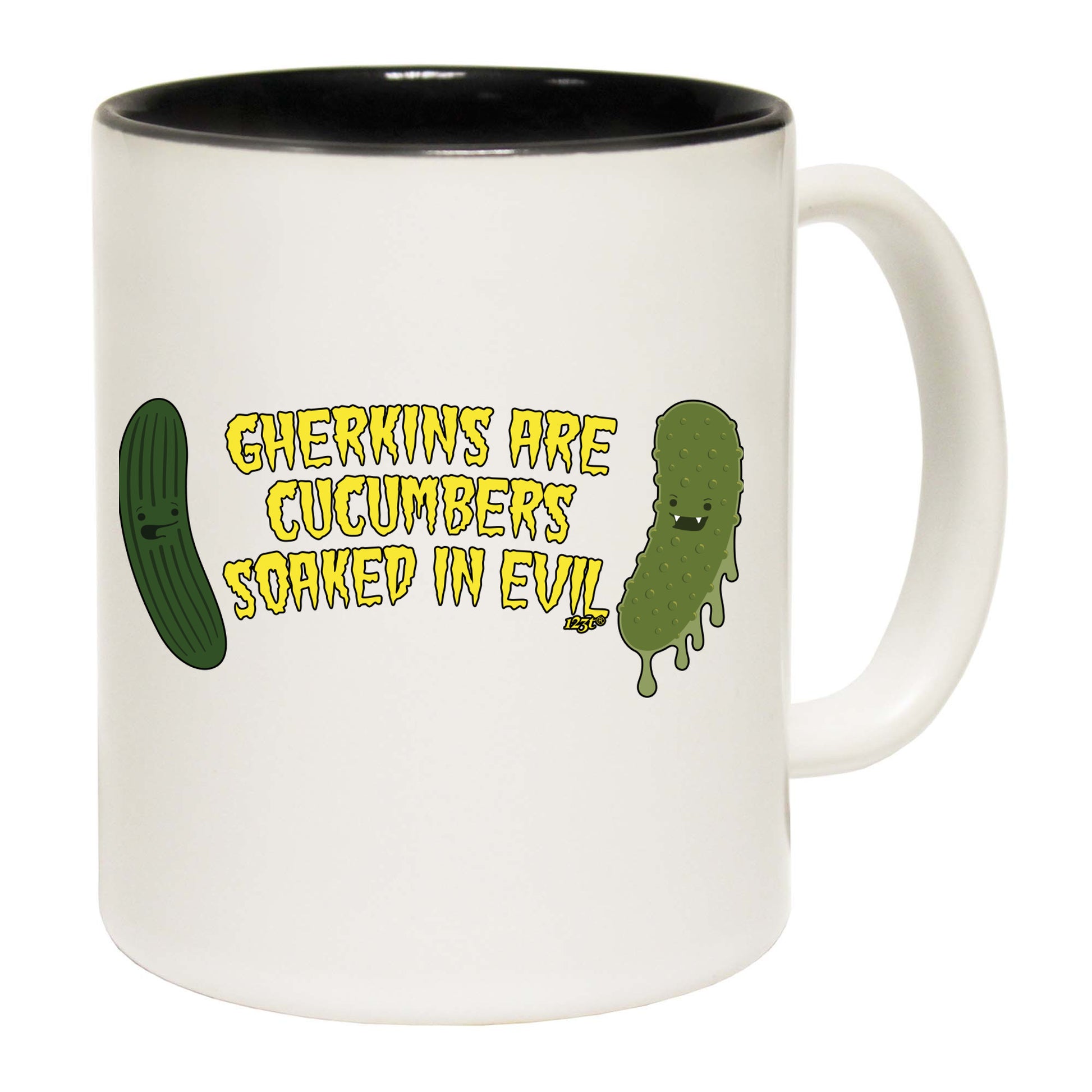 Gherkins Are Cucumbers Evil - Funny Coffee Mug