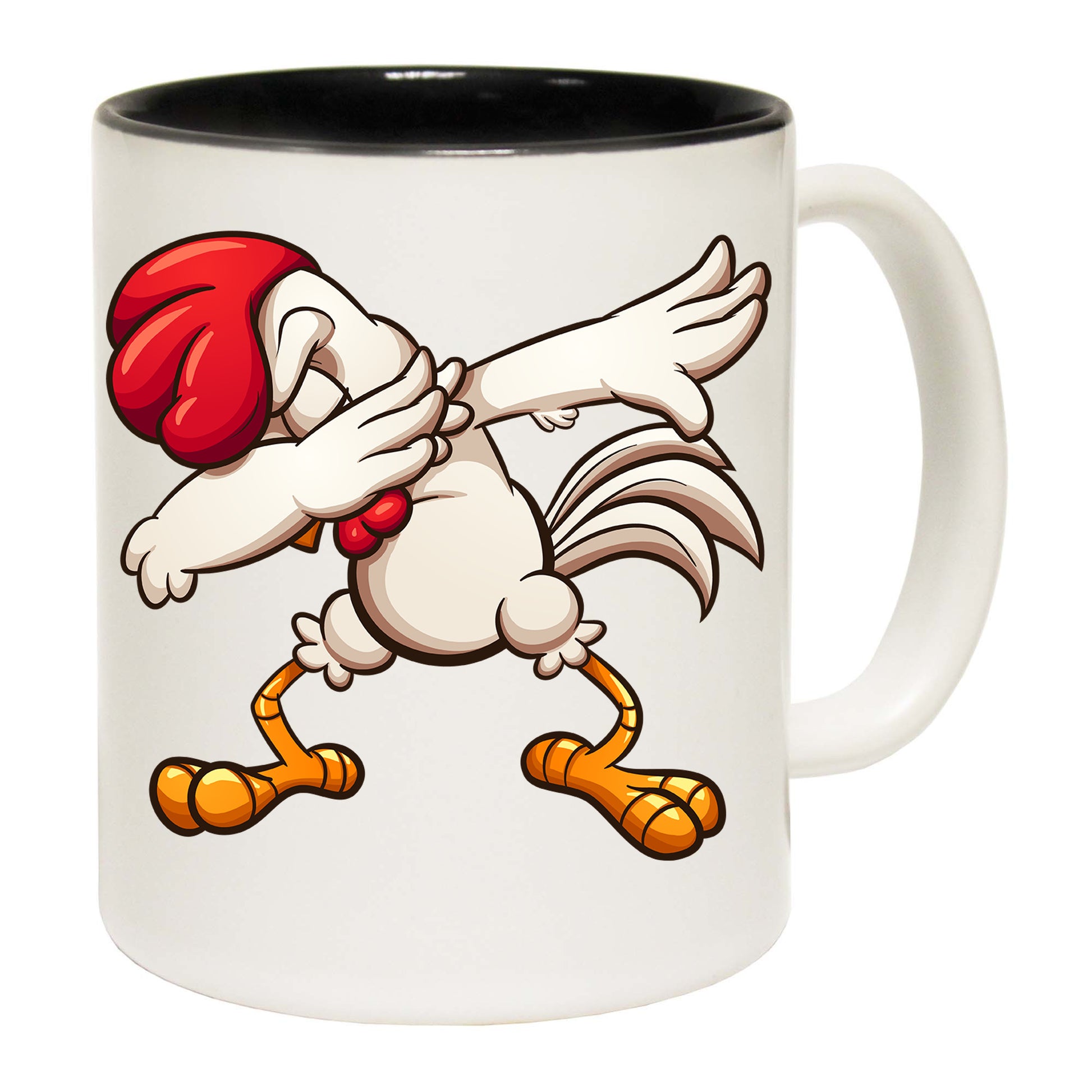 Chicken Dabbing Santa Christmas Chickens - Funny Coffee Mug