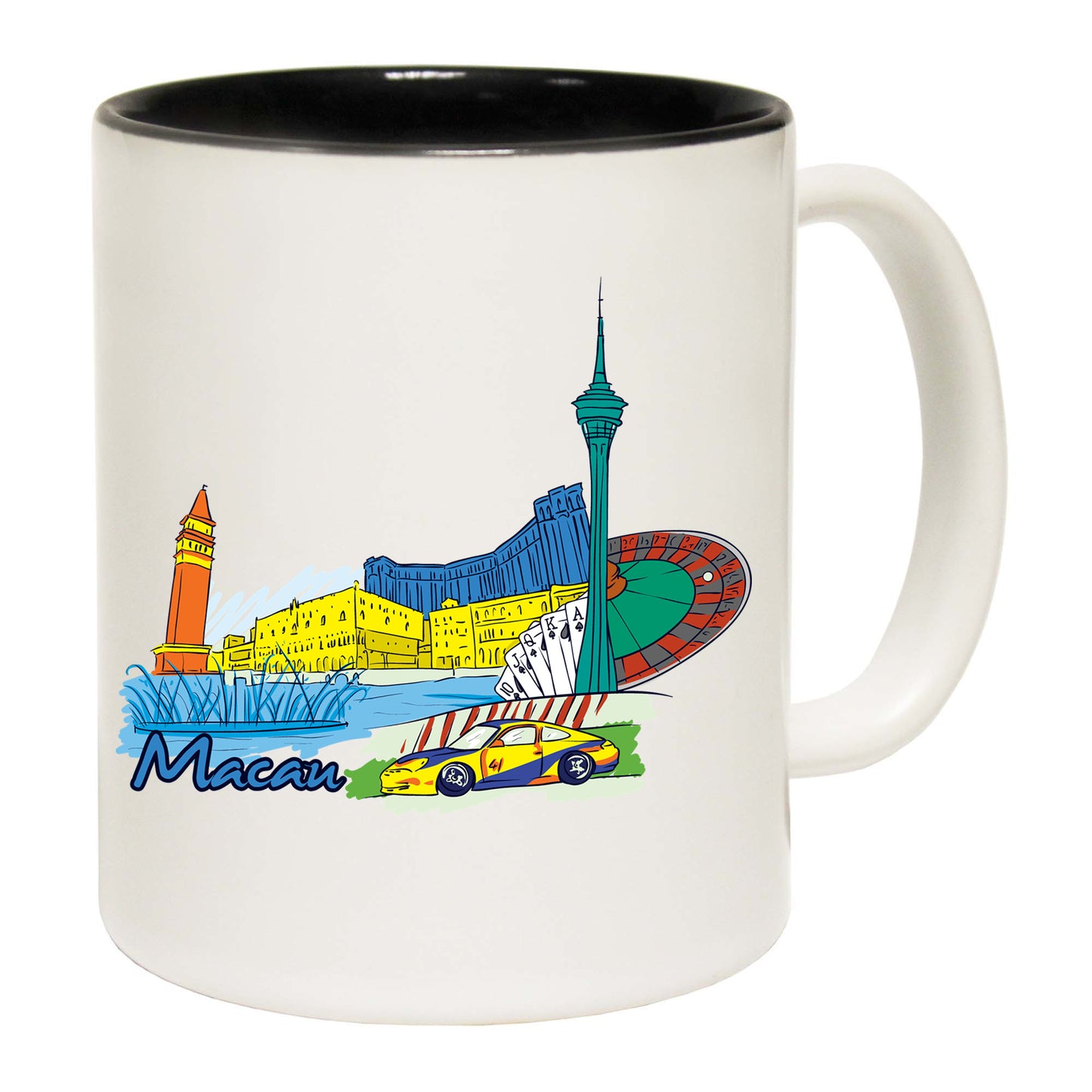 Macau China Country Flag Destination - Funny Coffee Mug