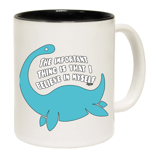 Believe In Myself Dinosaur - Funny Coffee Mug