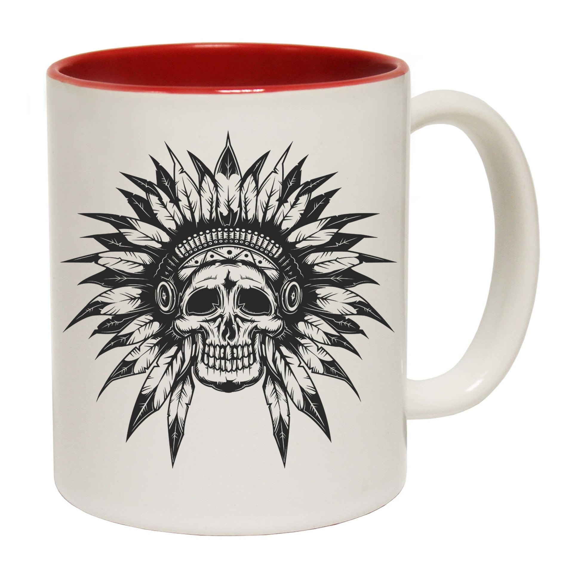 Indian Skull Chief - Funny Coffee Mug