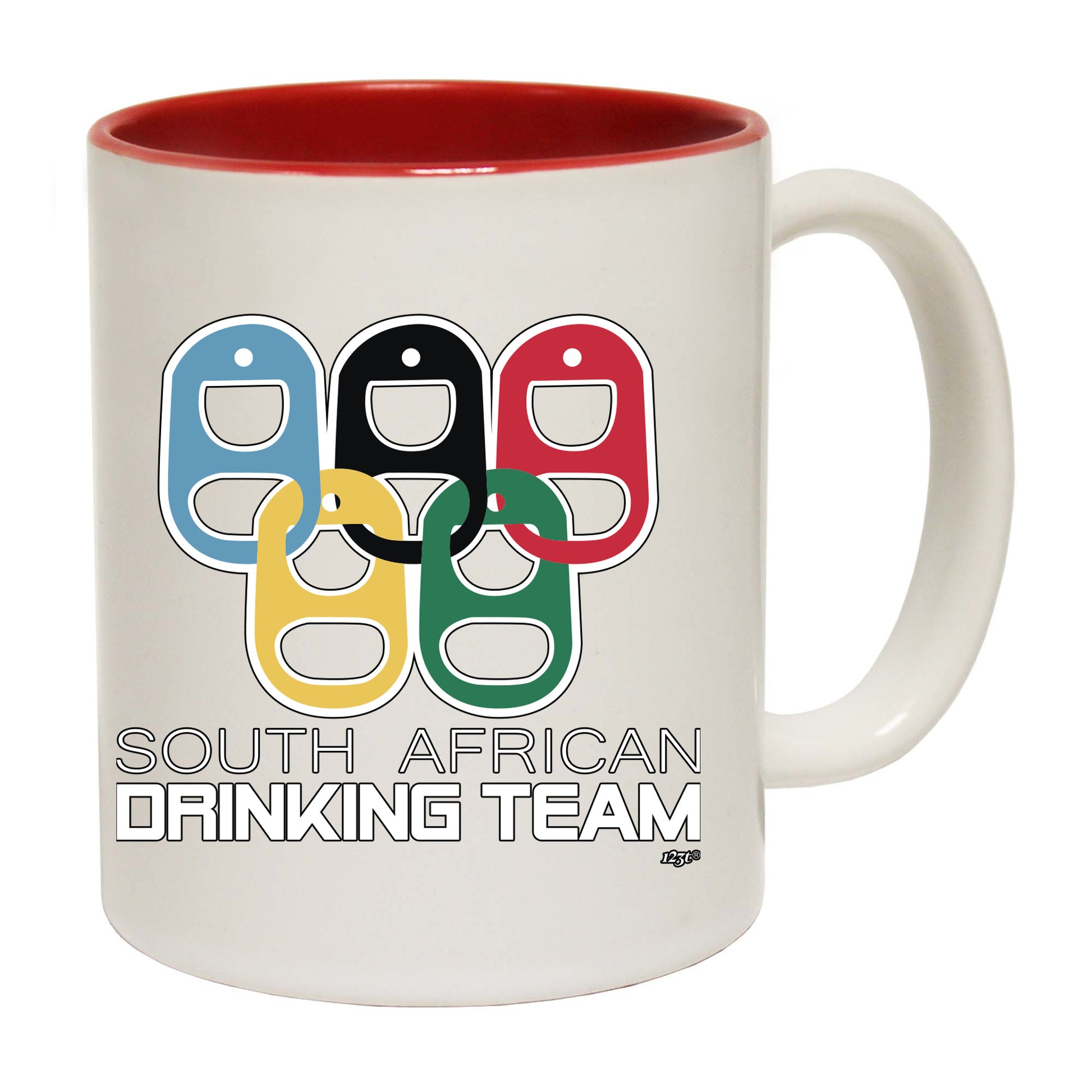 South African Drinking Team Rings - Funny Coffee Mug