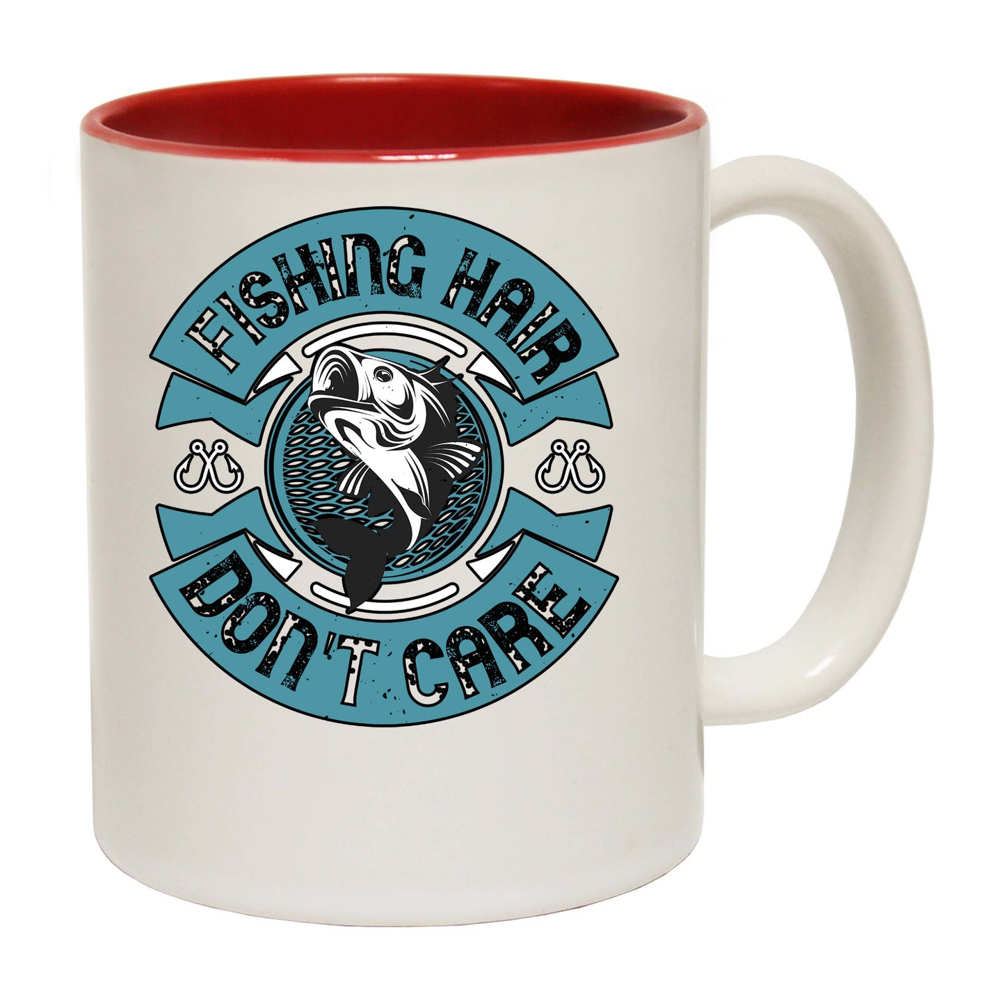 Fishing Hair Dont Care - Funny Coffee Mug