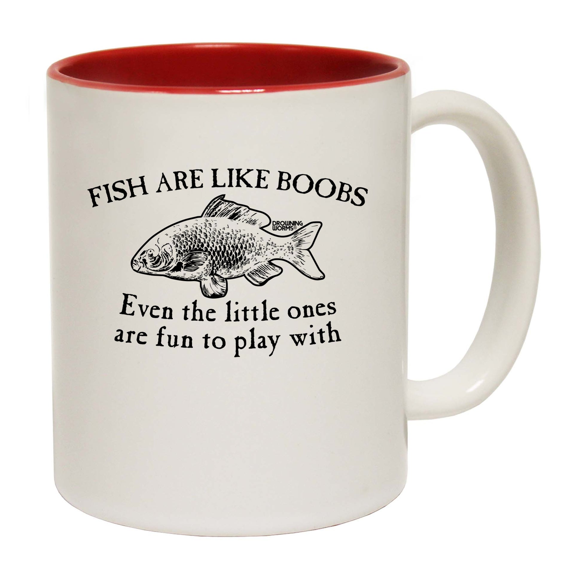 Dw Fish Are Like Boobs - Funny Coffee Mug