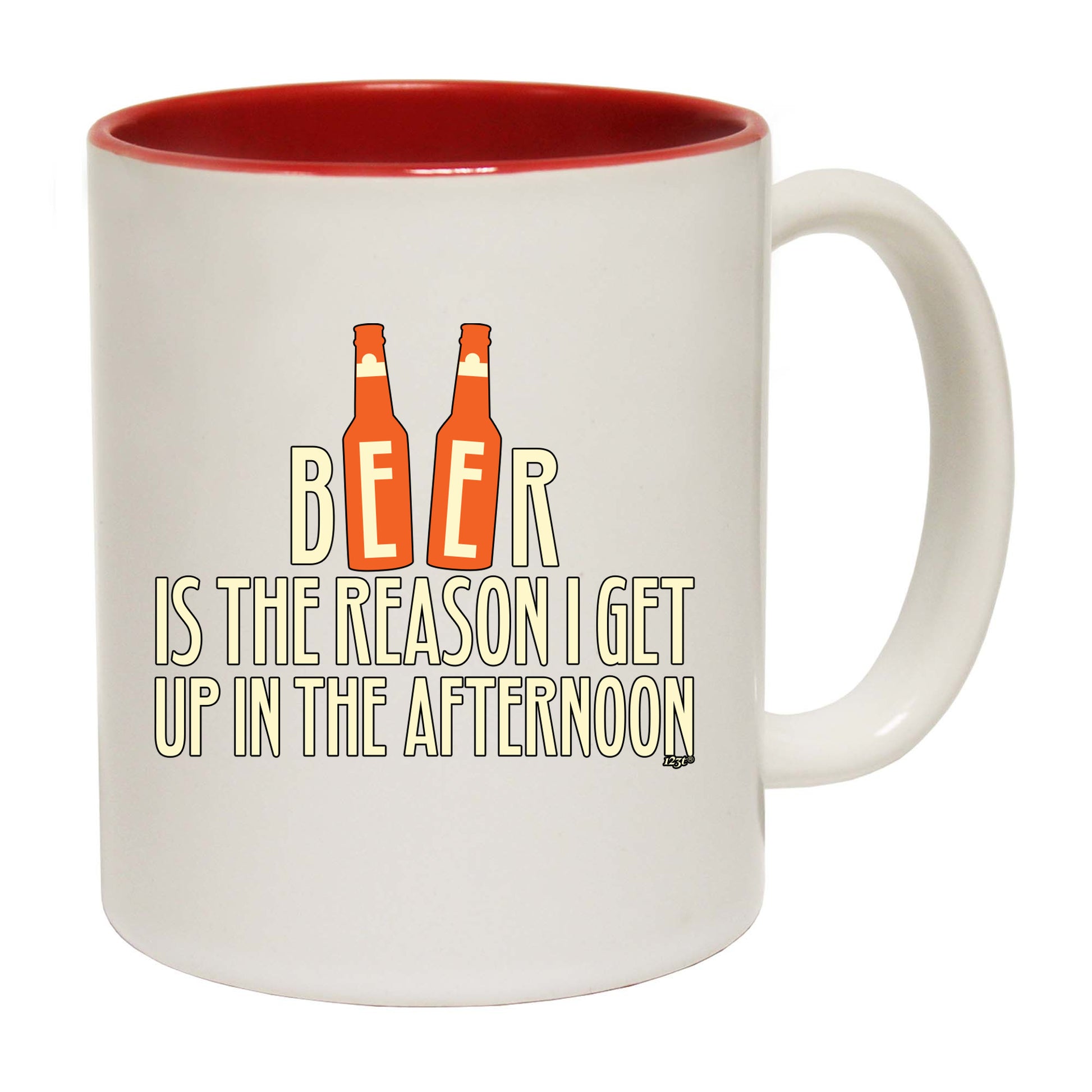 Beer Is The Reason Get Up In The Afternoon - Funny Coffee Mug