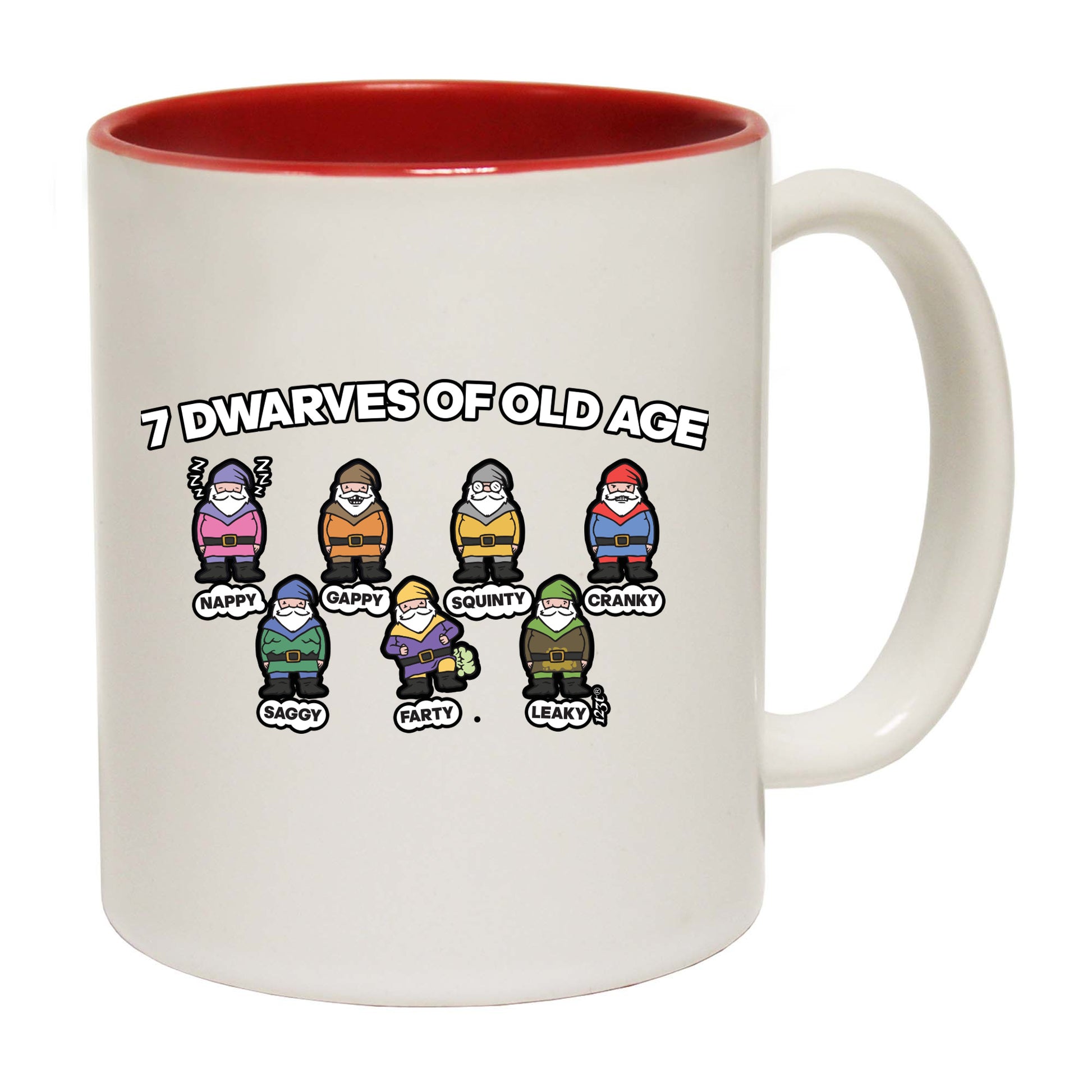 7 Dwarves Of Old Age - Funny Coffee Mug