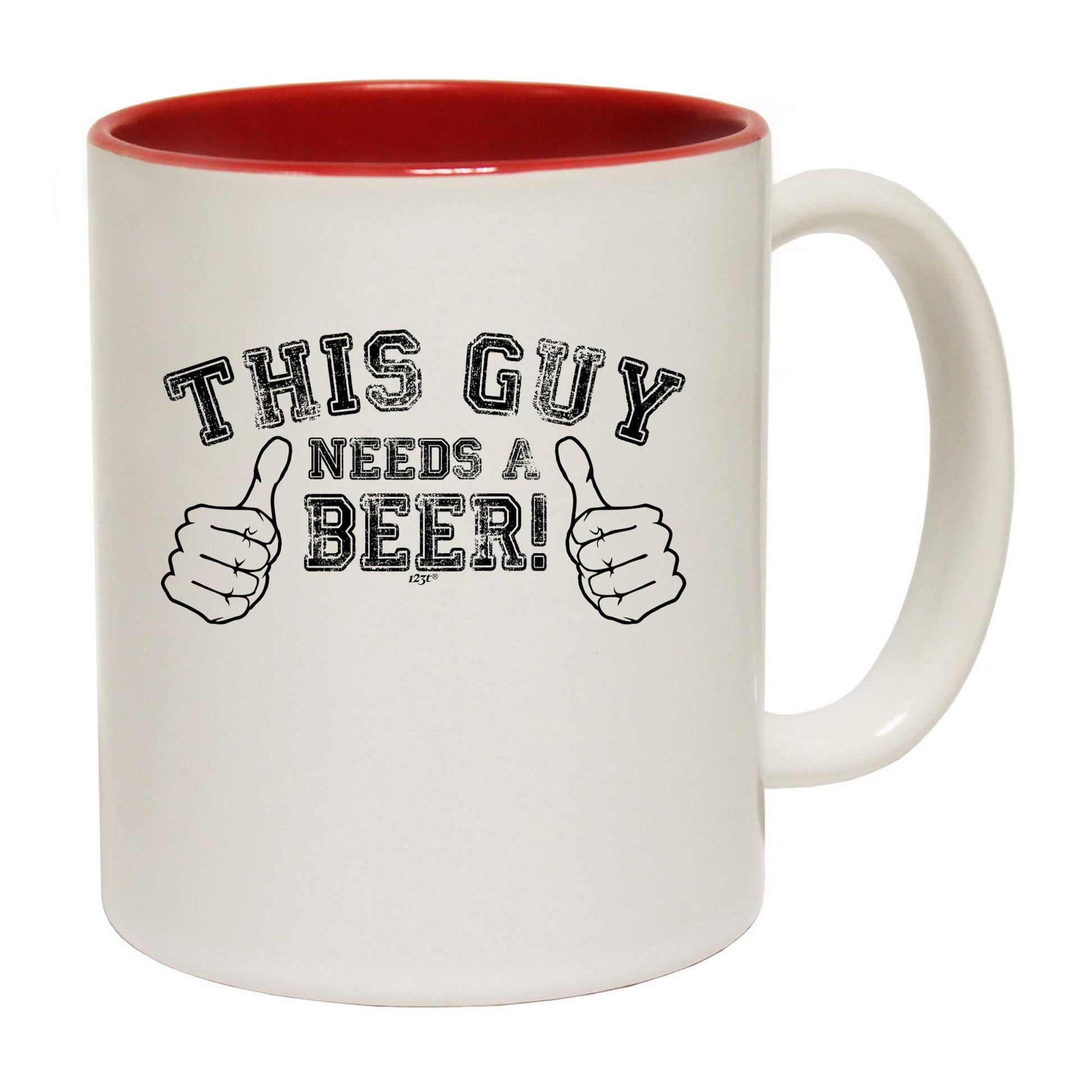 This Guy Needs A Beer - Funny Coffee Mug