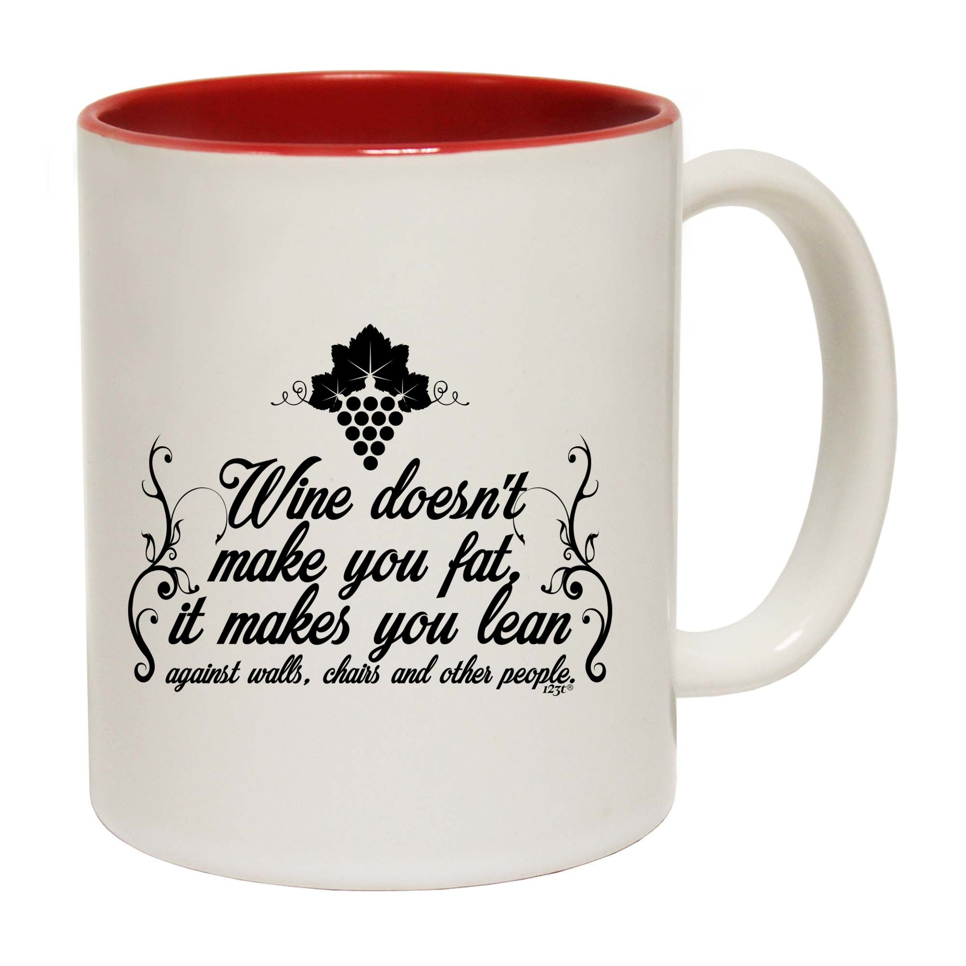 Wine Doesnt Make You Fat - Funny Coffee Mug