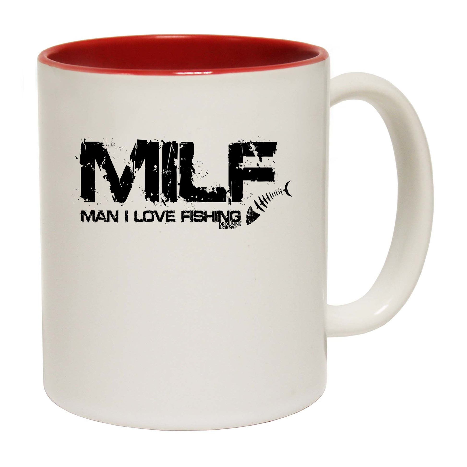 Dw Milf Man I Love Fishing - Funny Coffee Mug