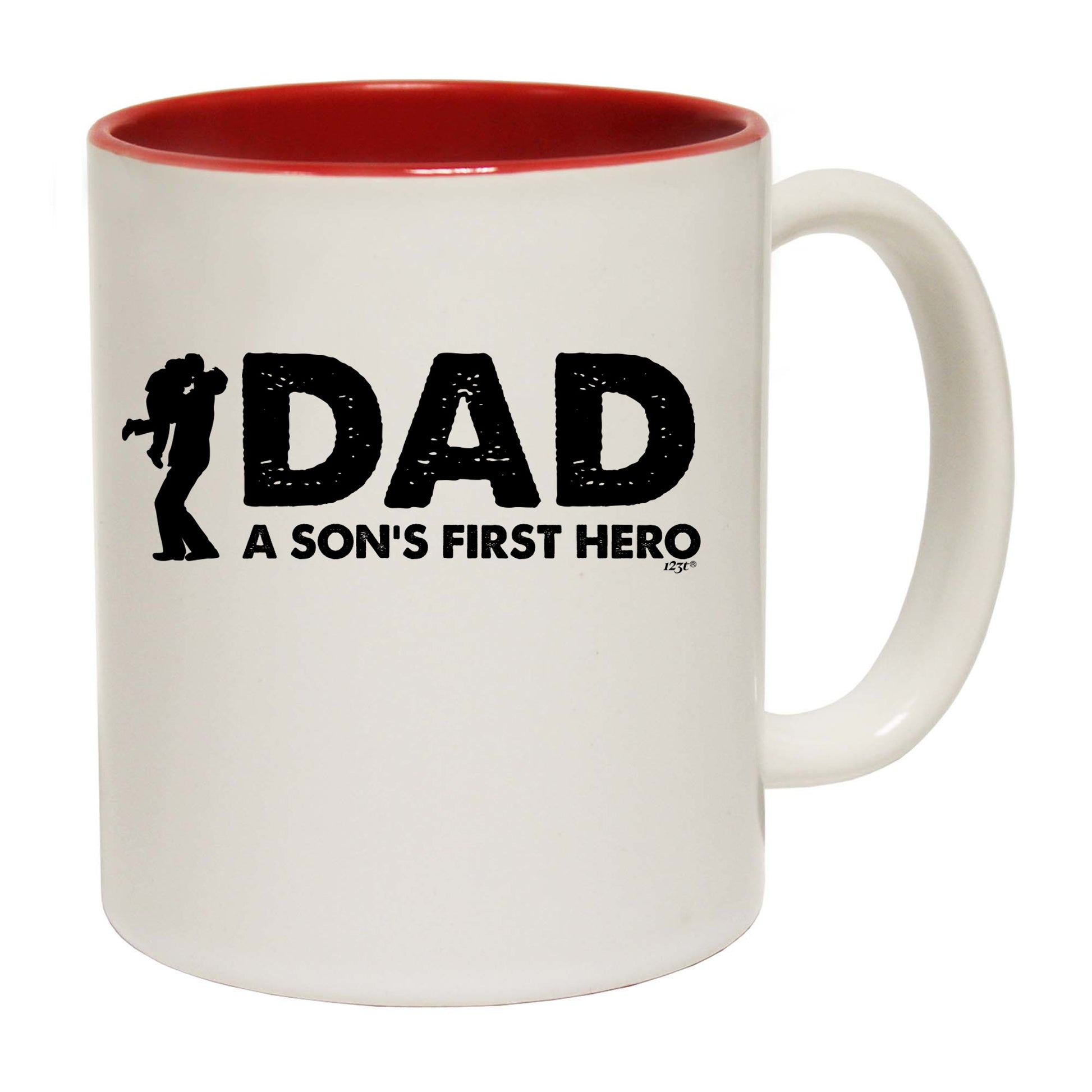 Dad A Sons First Hero - Funny Coffee Mug