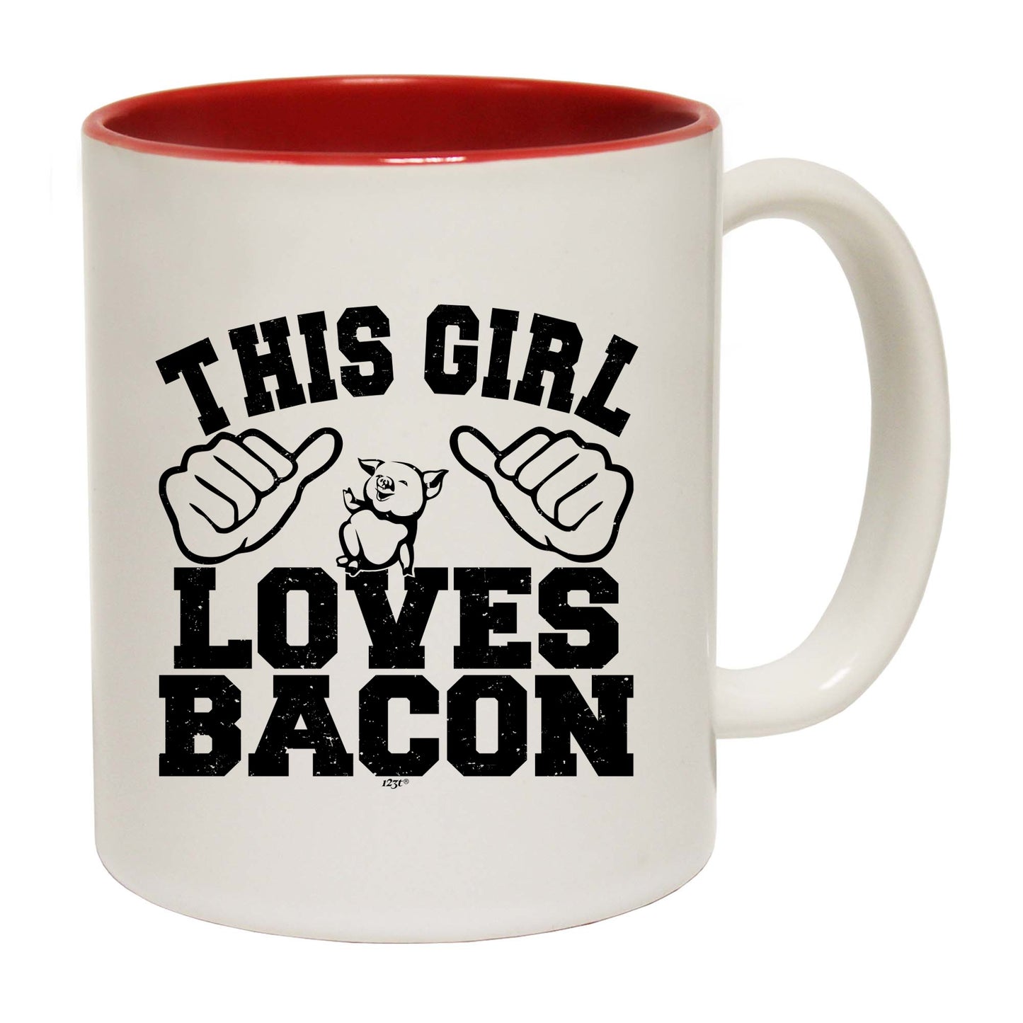 This Girl Loves Bacon - Funny Coffee Mug