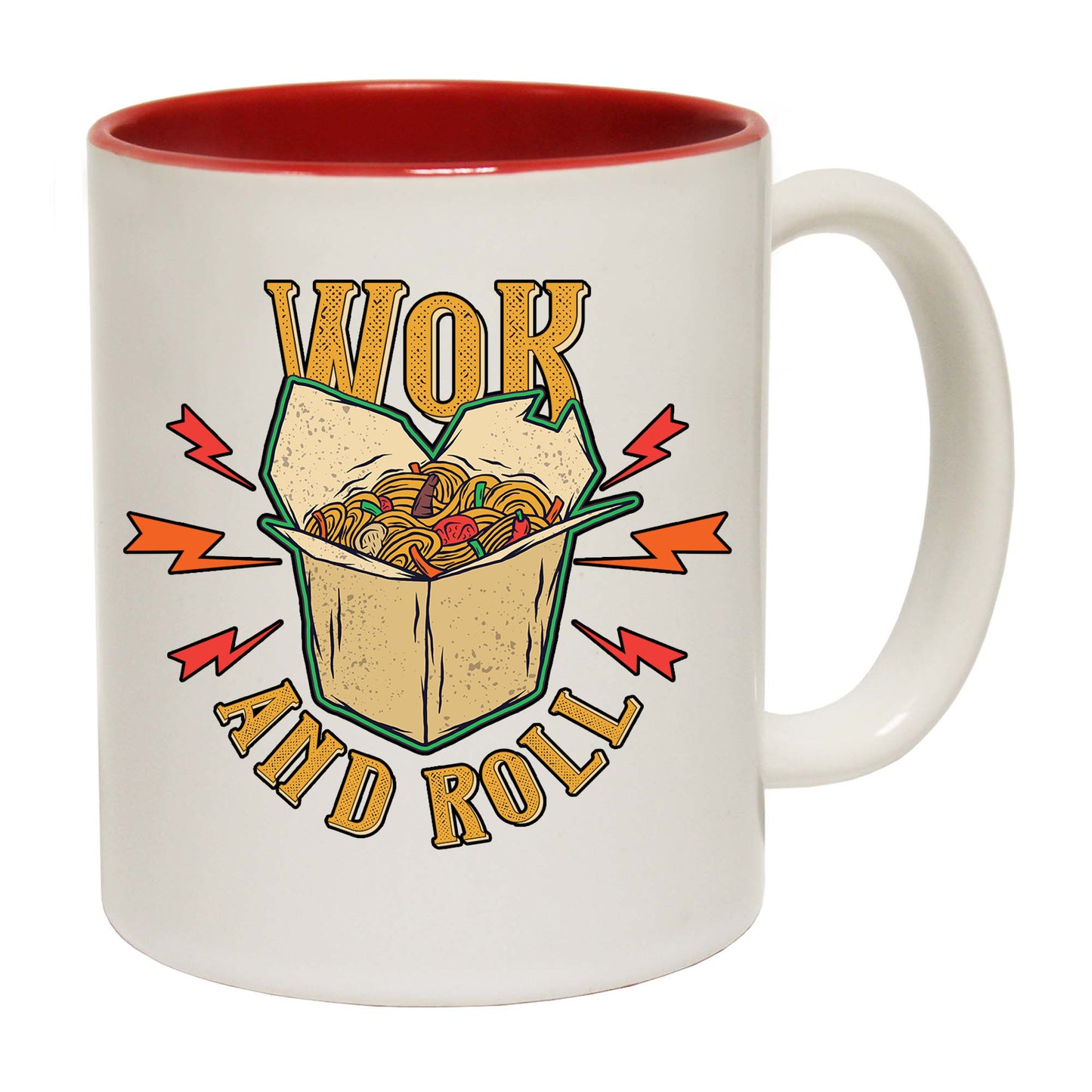 Wok And Roll Fast Food - Funny Coffee Mug