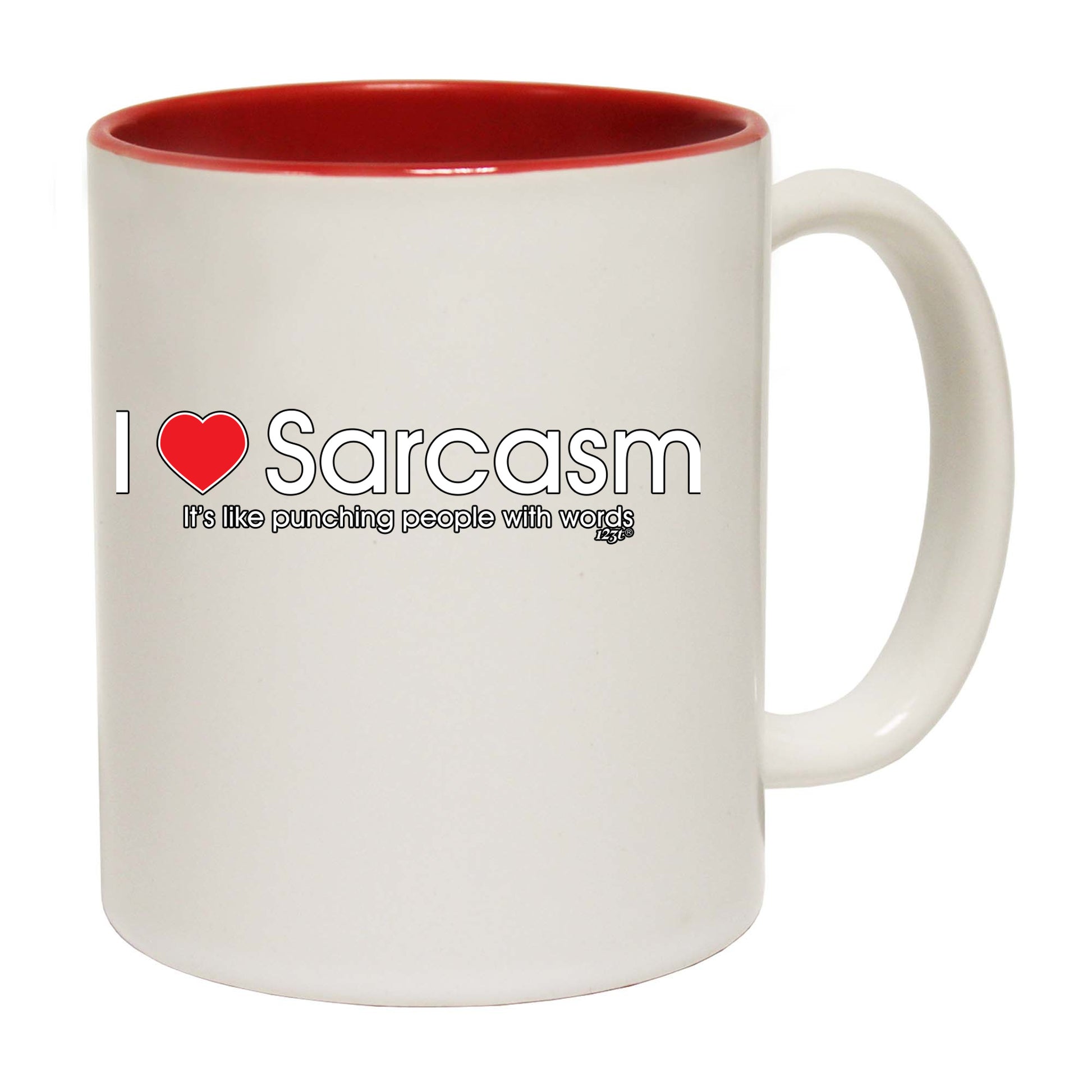 Love Sarcasm Punching - Funny Coffee Mug