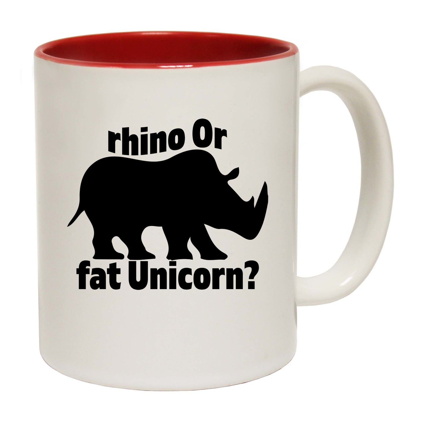 Rhino Or Fat Unicorn - Funny Coffee Mug