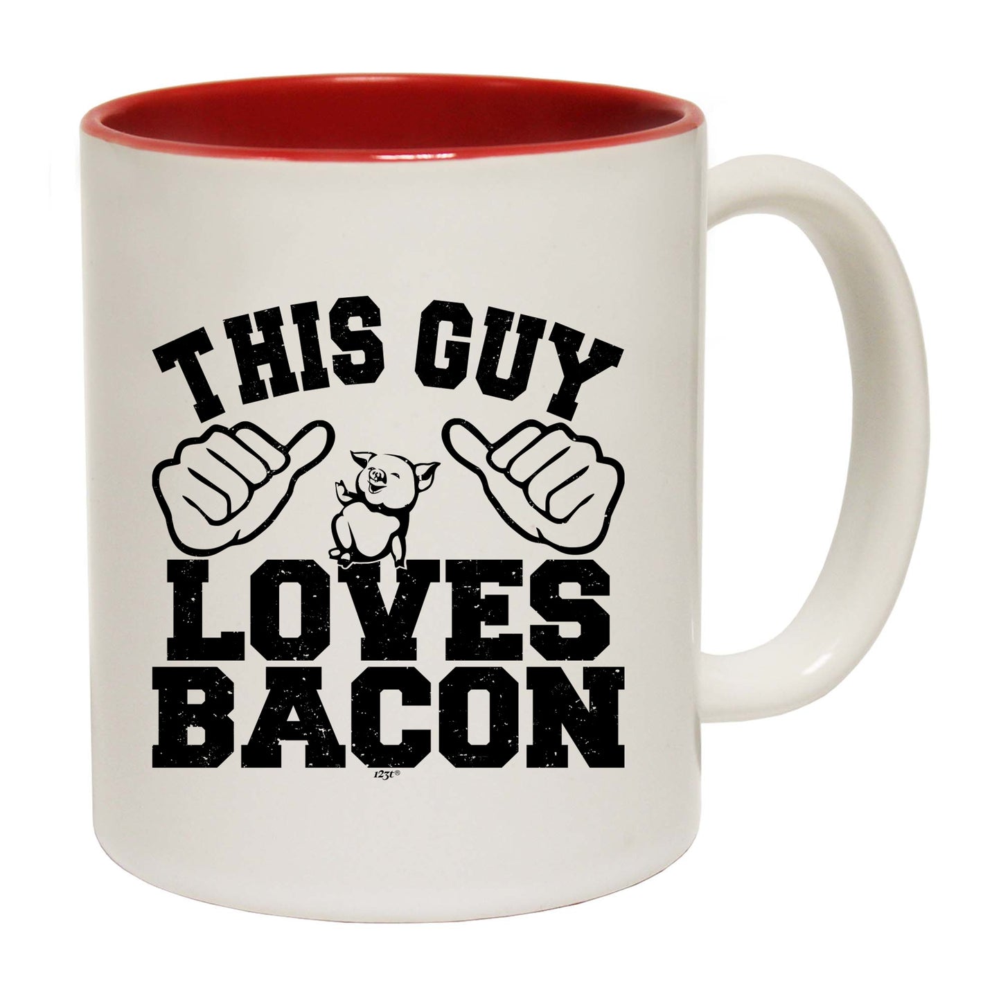 This Guy Loves Bacon - Funny Coffee Mug