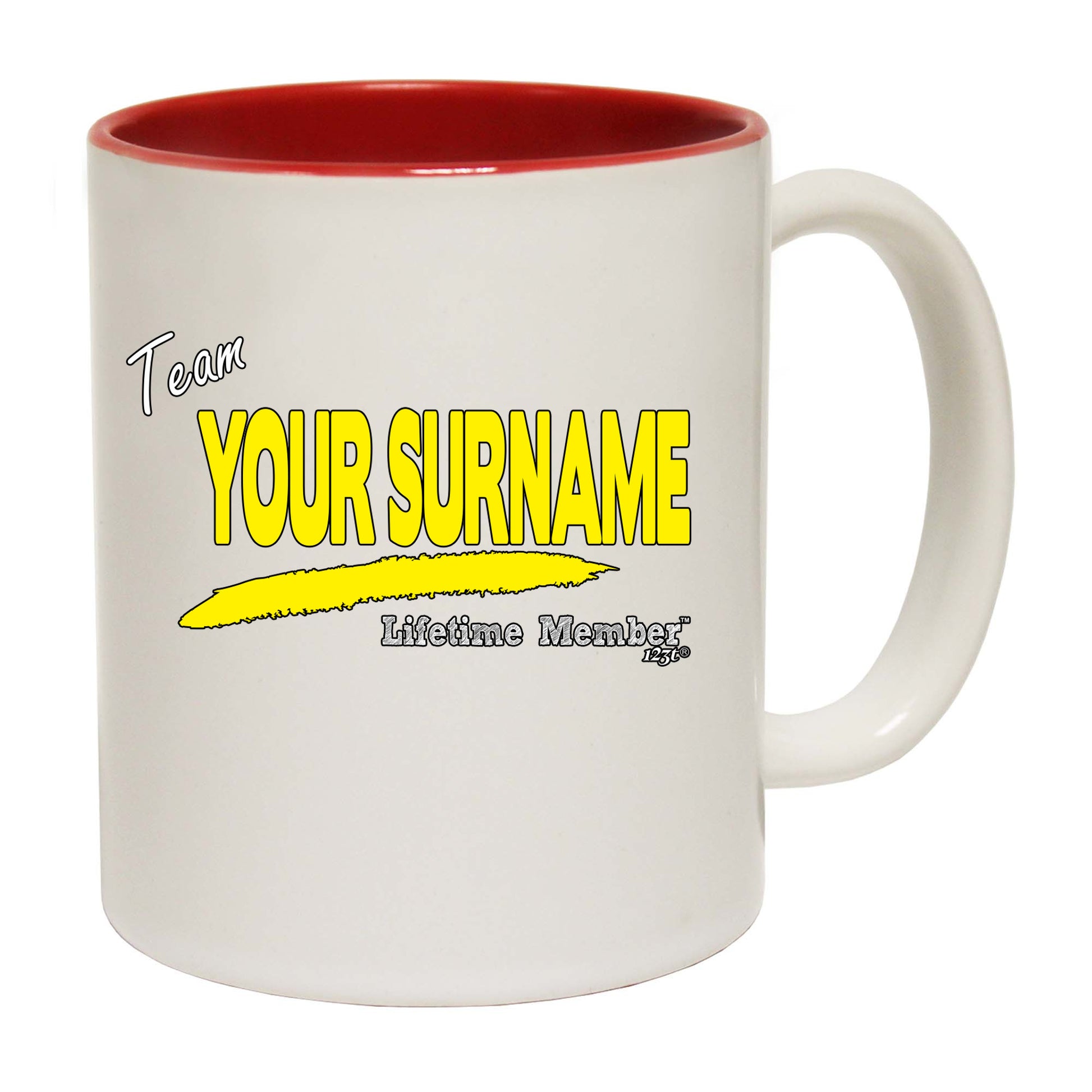 Your Surname V1 Lifetime Member - Funny Coffee Mug