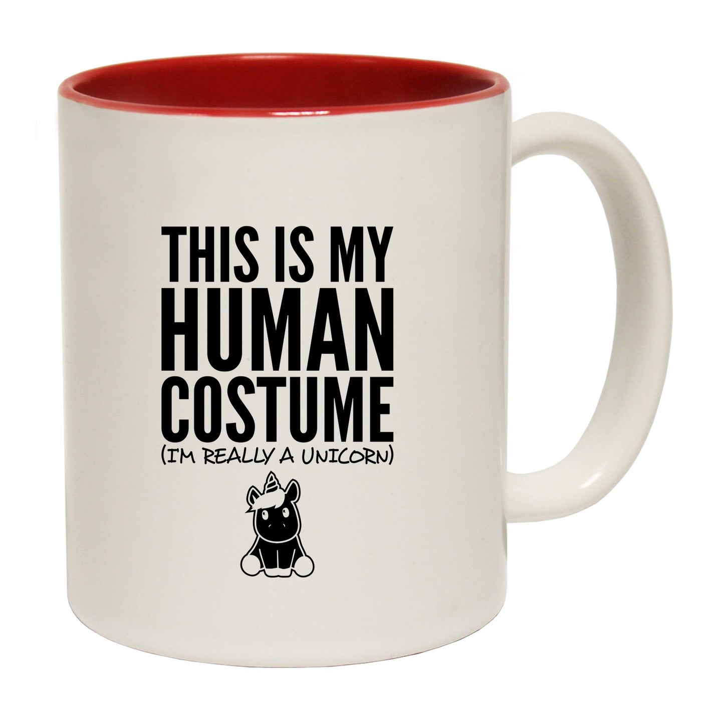 This Is My Human Costume Unicorn - Funny Coffee Mug